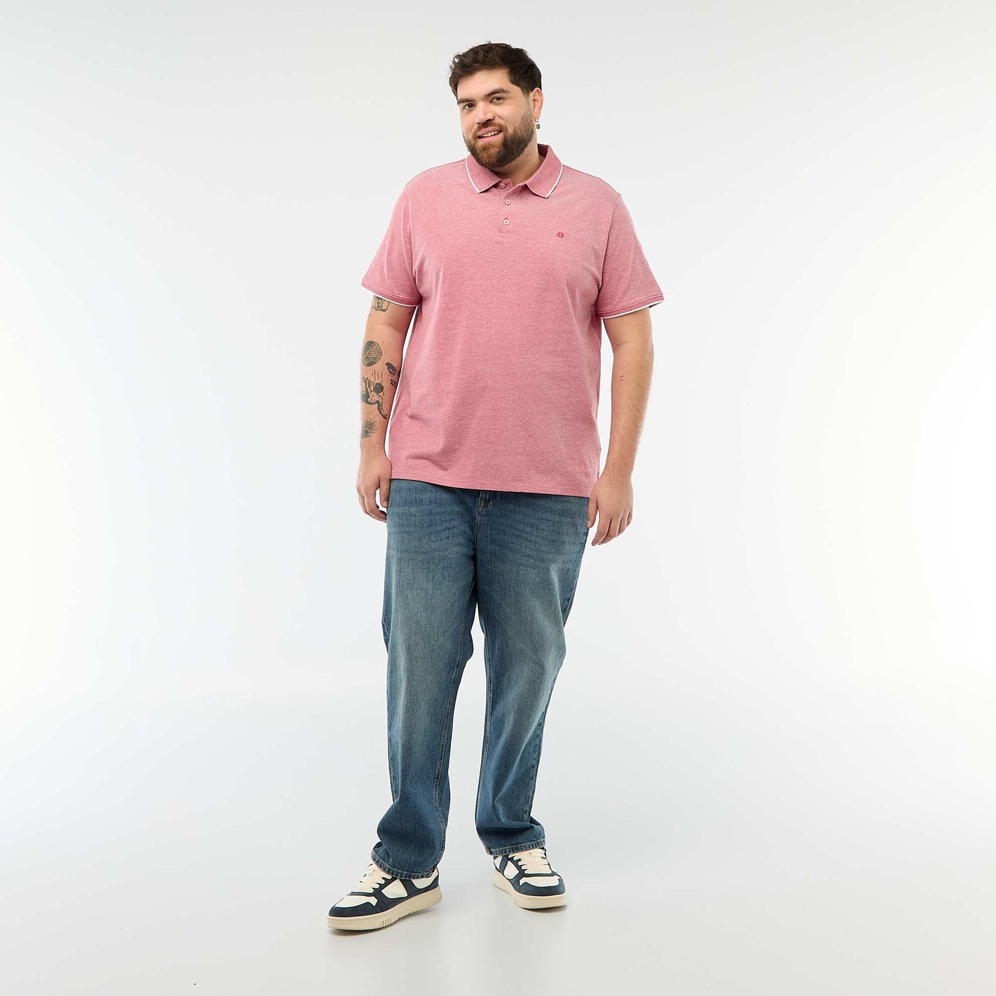 Regular fit polo shirt RED