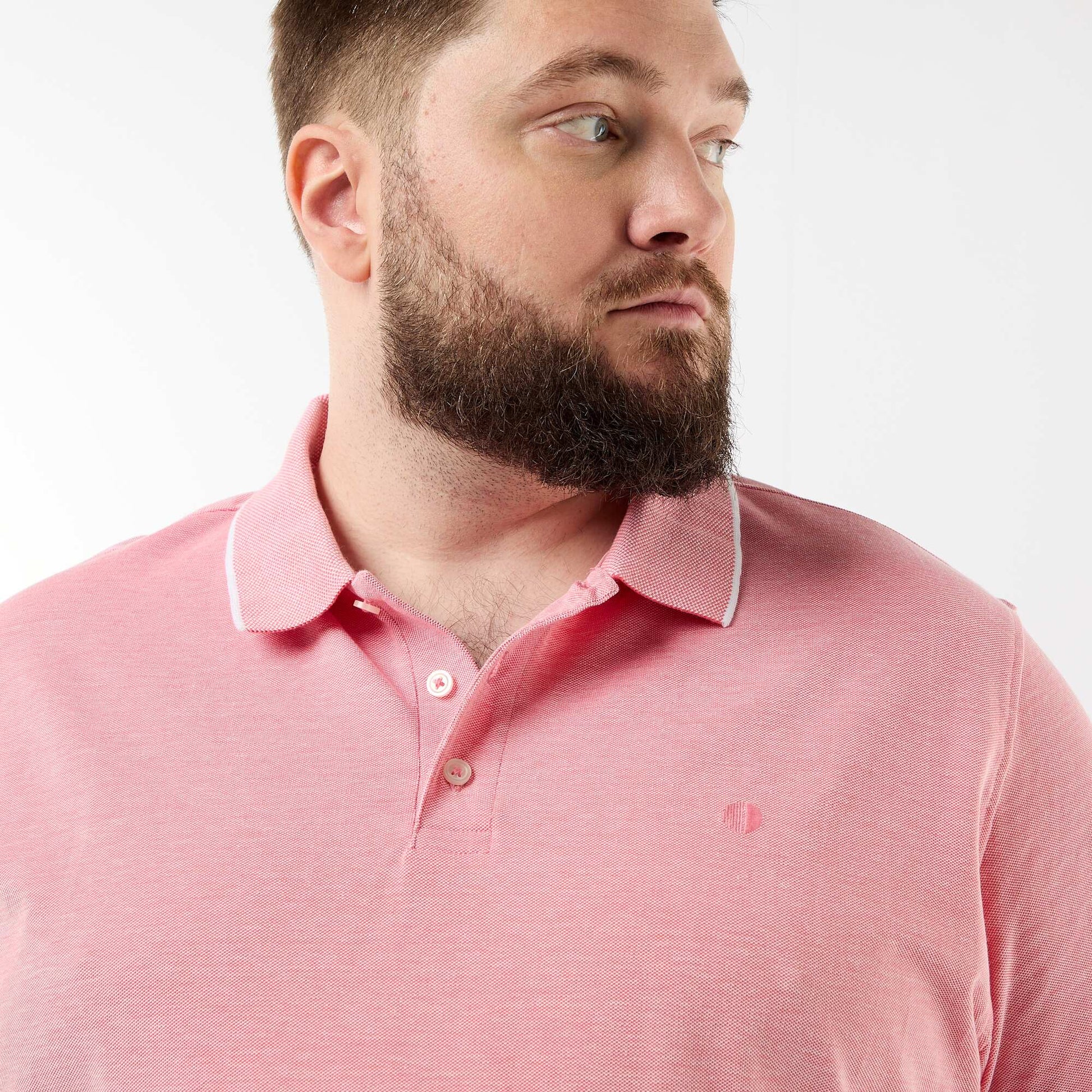 Regular fit polo shirt ORANGE
