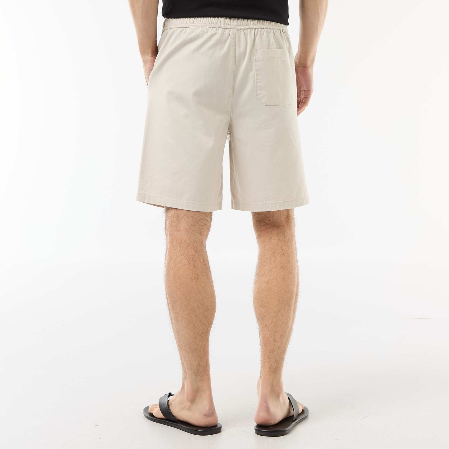 Solid Chino Shorts GREY
