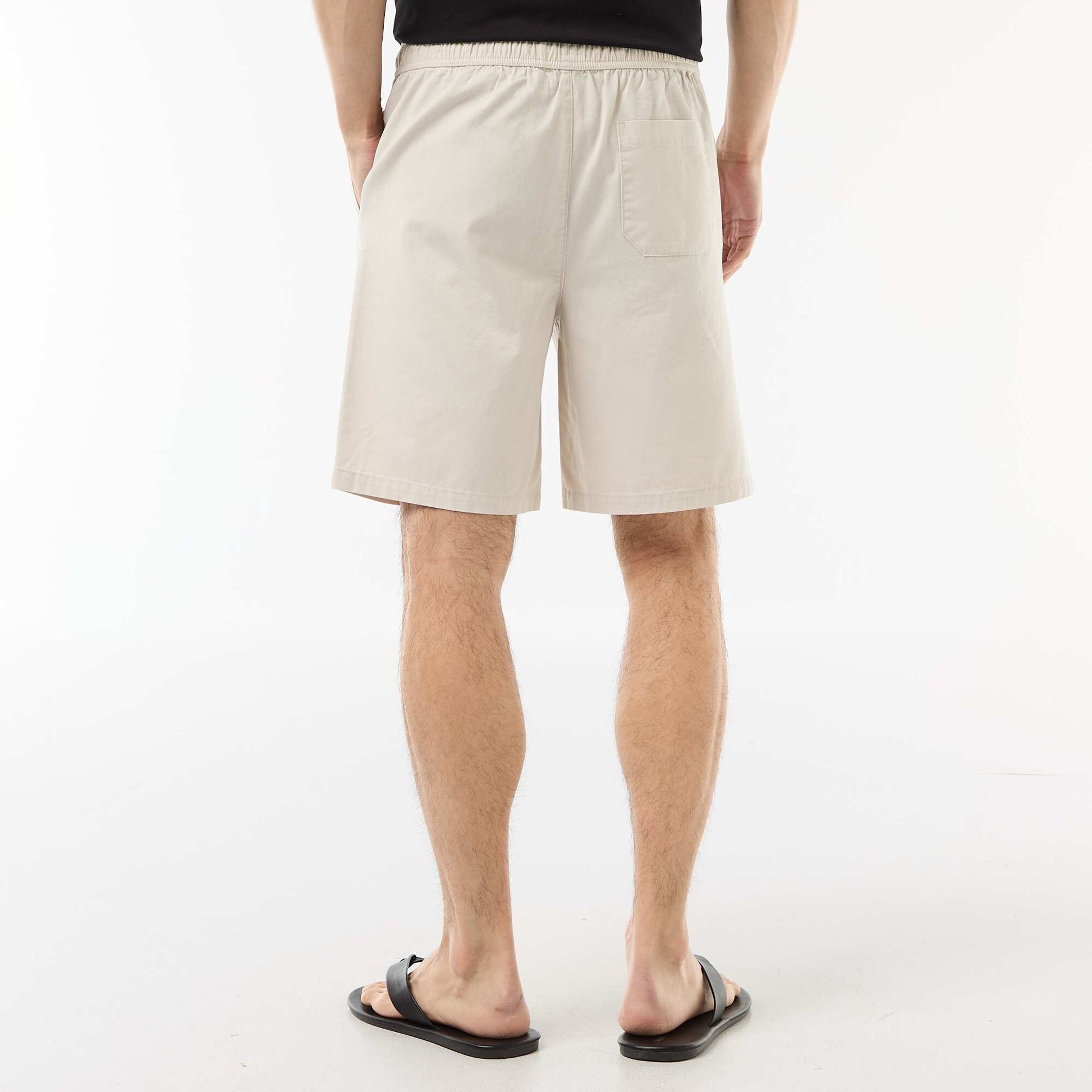 Solid Chino Shorts GREY
