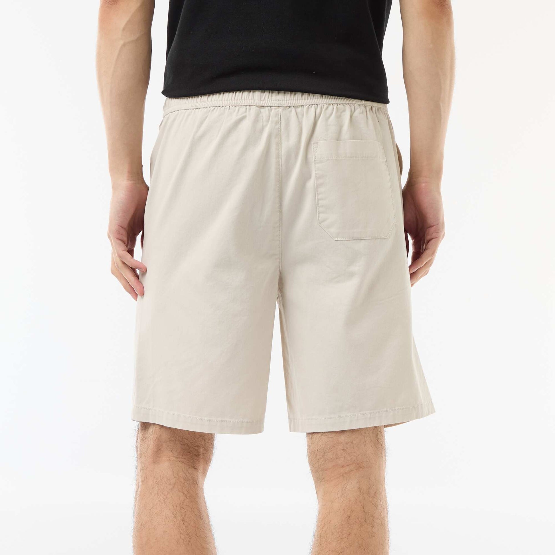 Solid Chino Shorts GREY