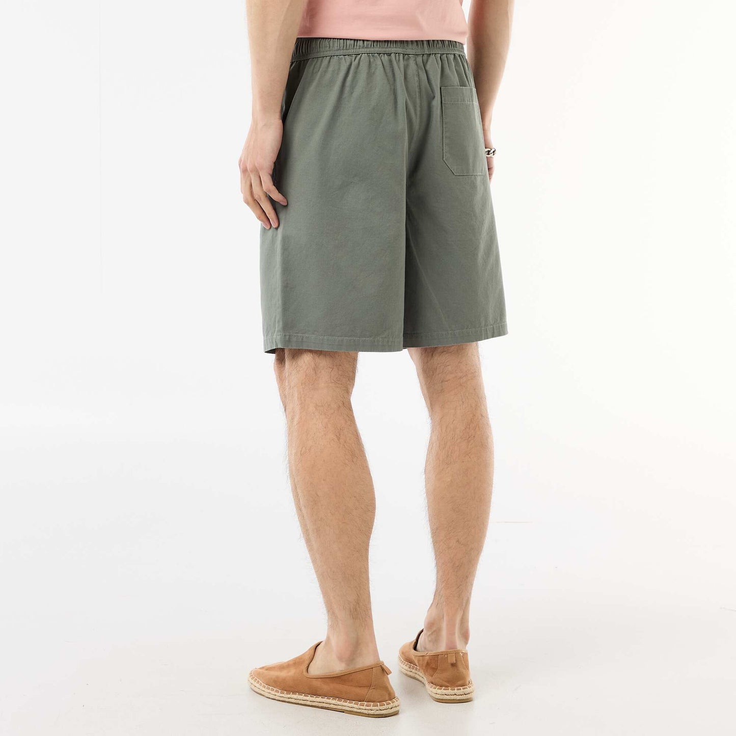 Solid Chino Shorts GREEN