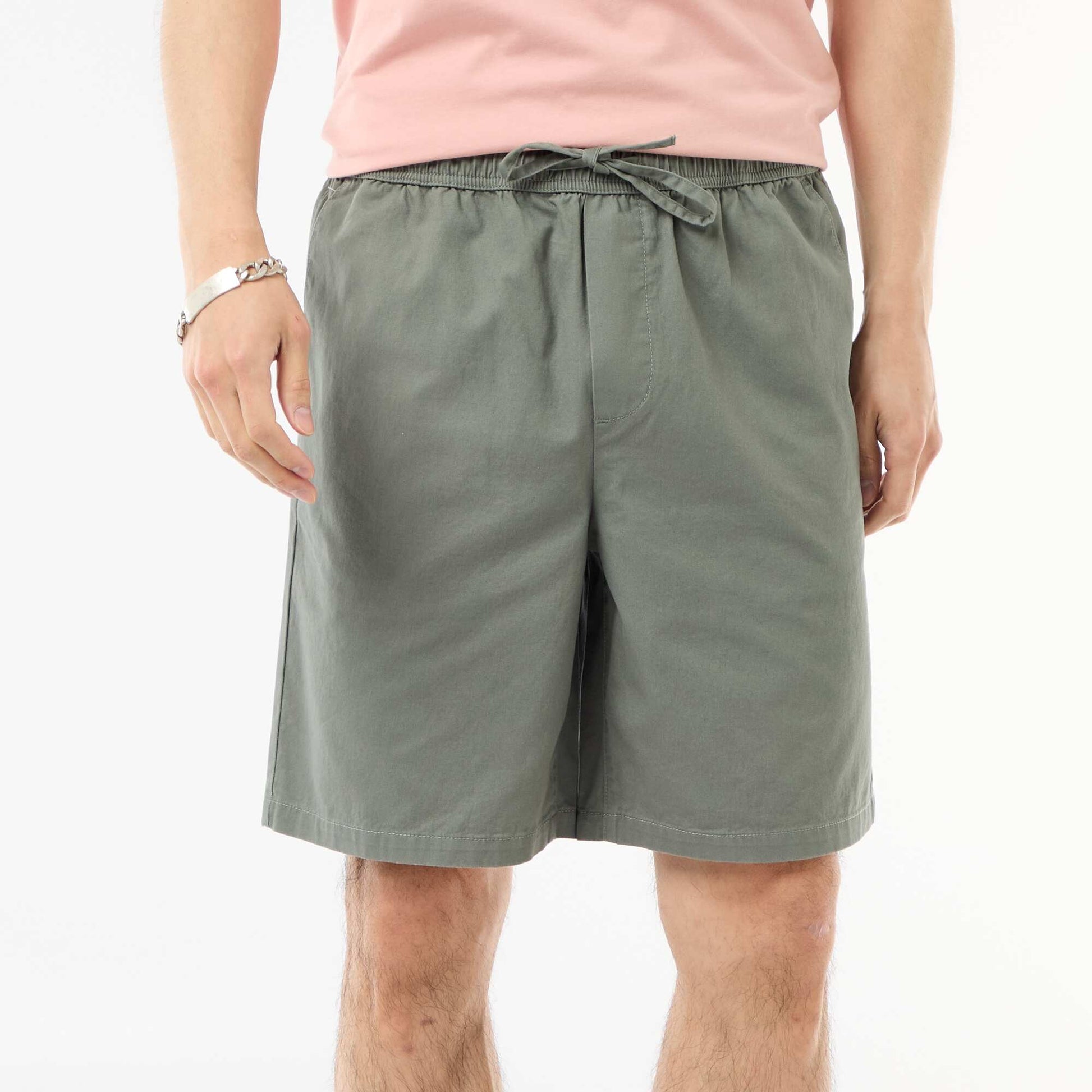 Solid Chino Shorts GREEN