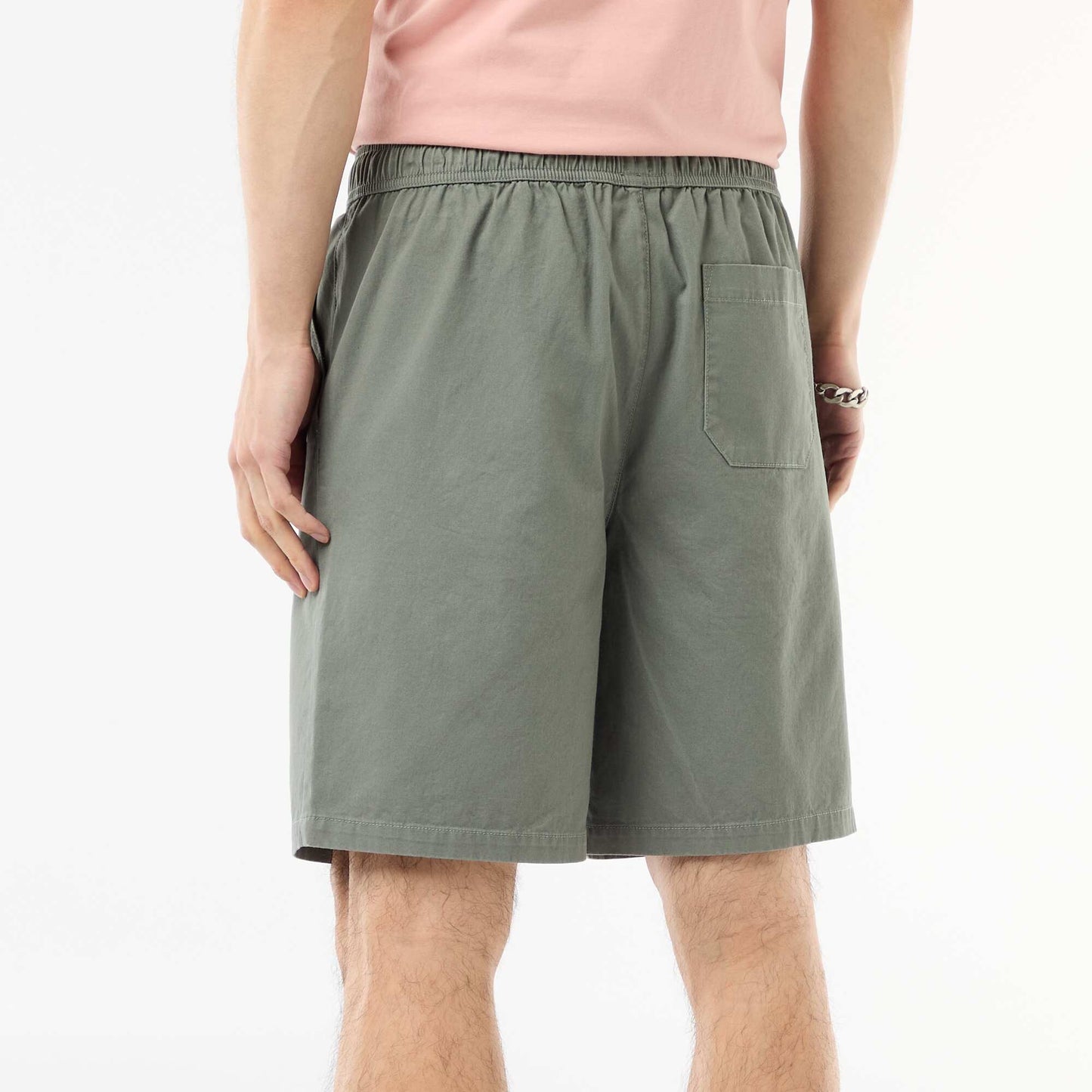 Solid Chino Shorts GREEN