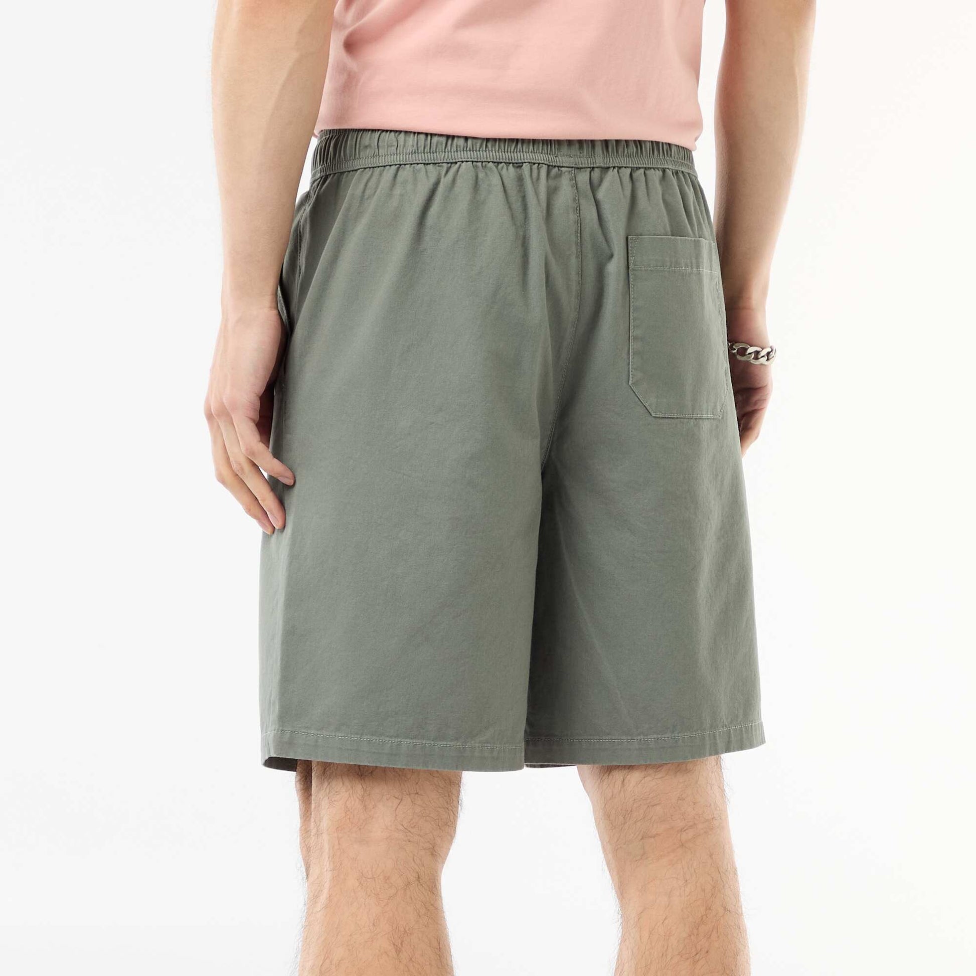 Solid Chino Shorts GREEN