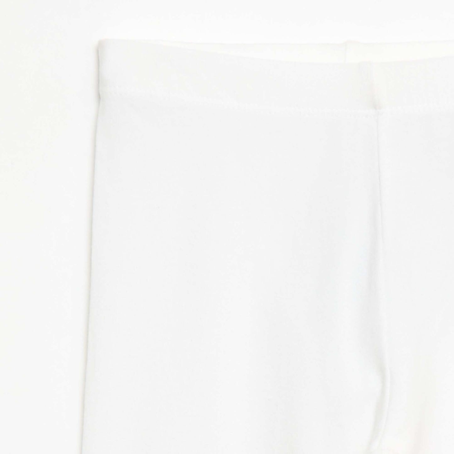 Plain Short Leggings WHITE