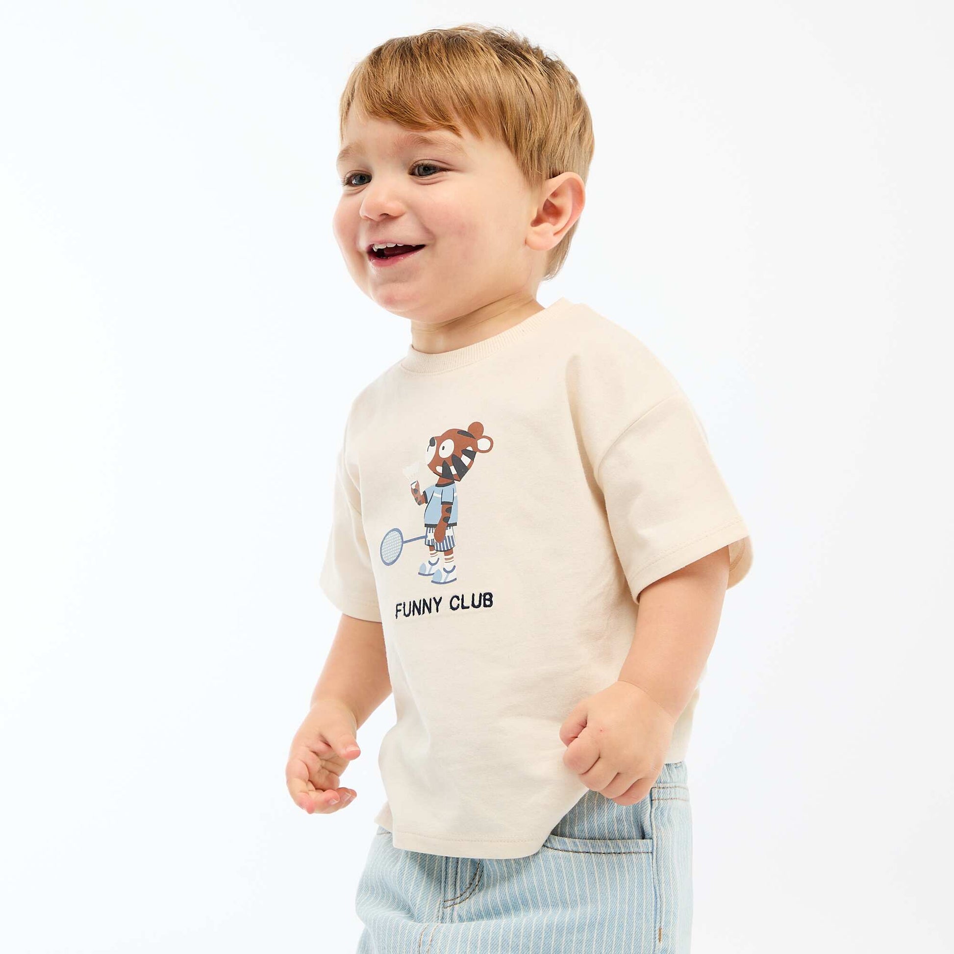Printed Jersey Short-Sleeve T-Shirt WHITE