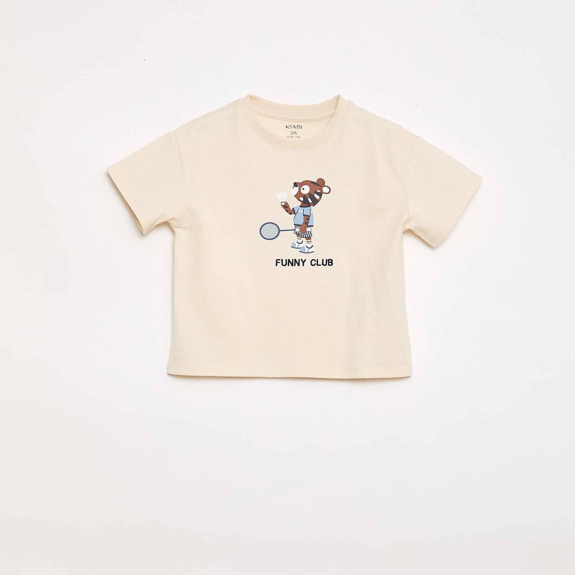Printed Jersey Short-Sleeve T-Shirt WHITE