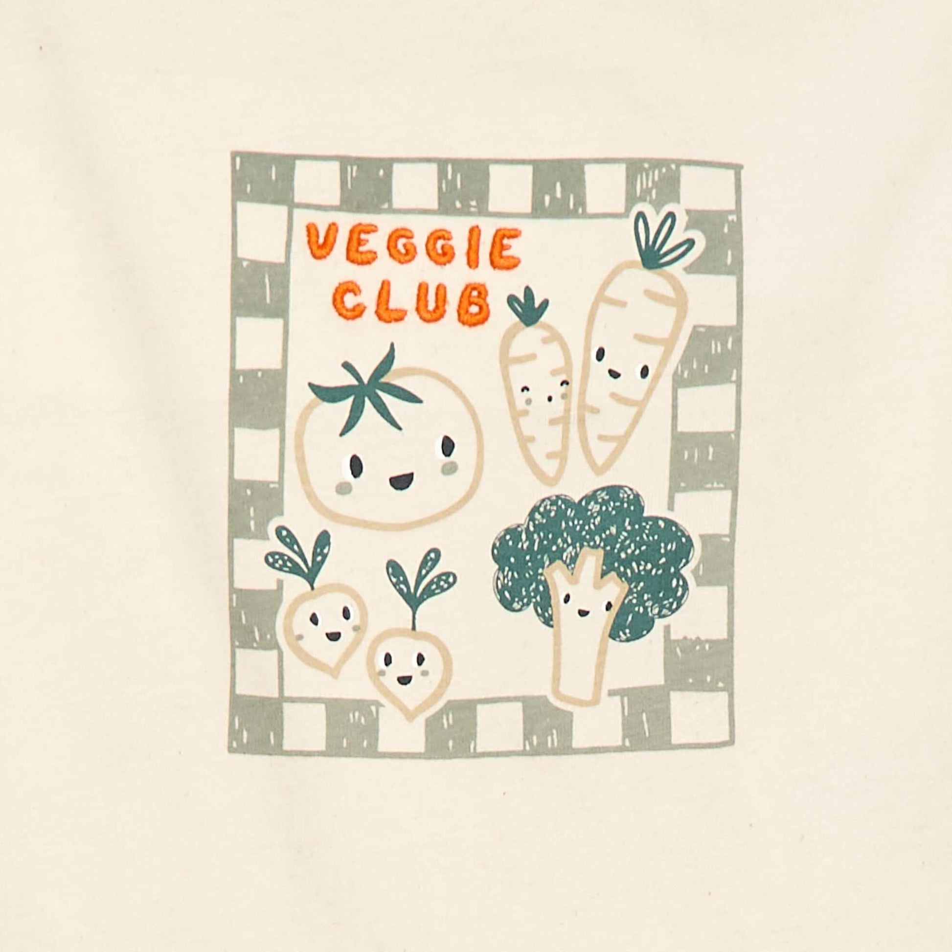 Long-sleeved T-shirt with print and embroidery WHITE