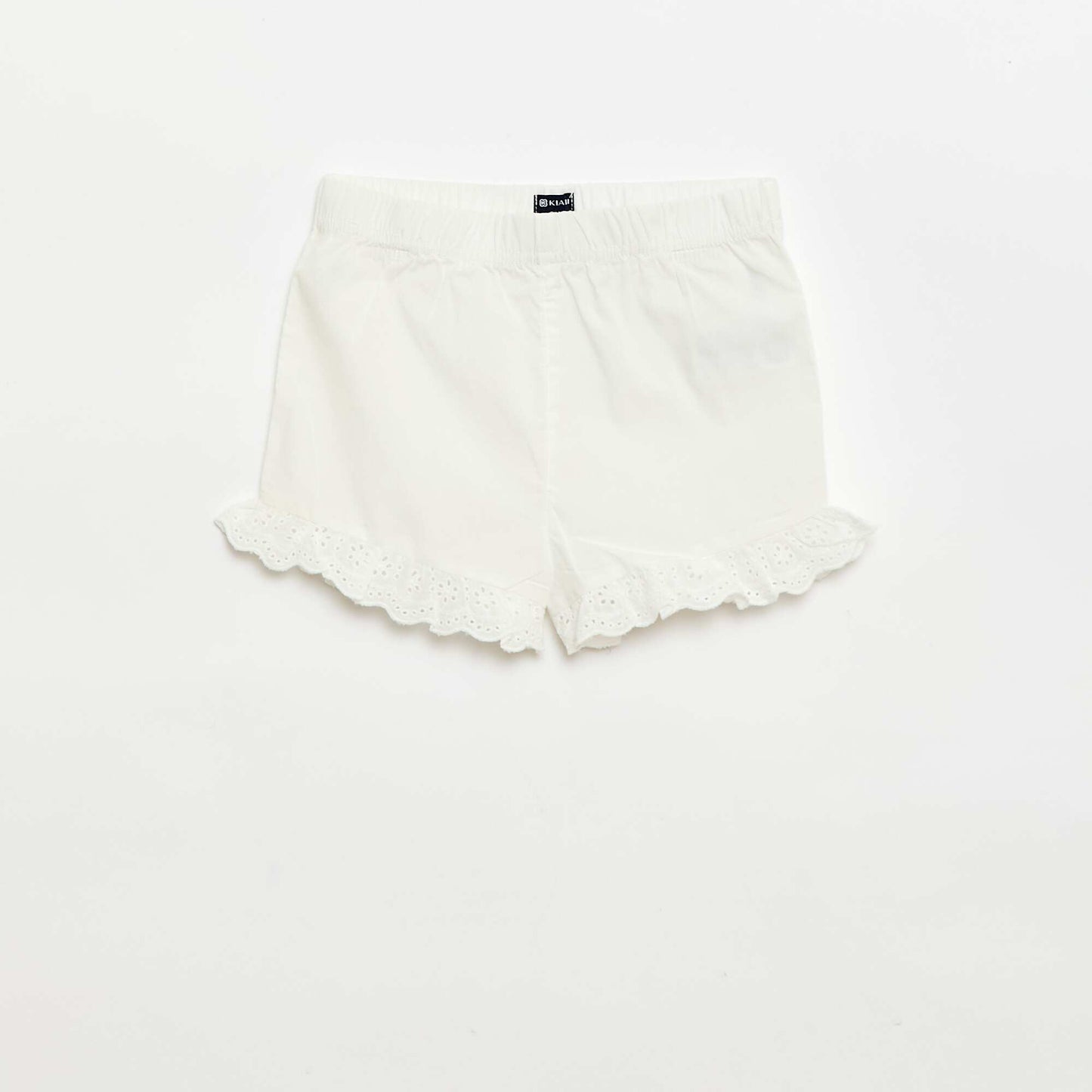 Short Tank Top and Shorts Pajama Set - 2 Pieces WHITE