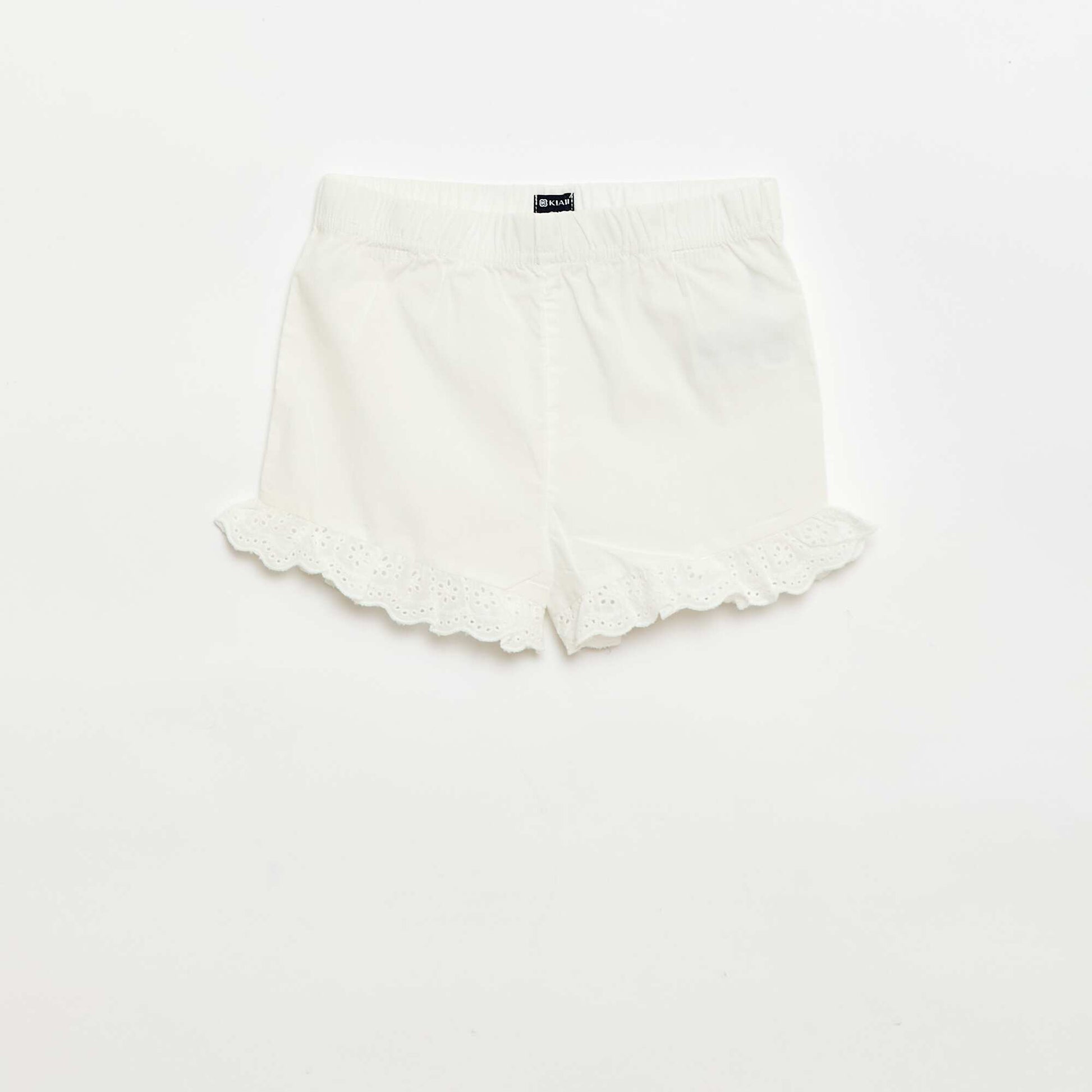 Short Tank Top and Shorts Pajama Set - 2 Pieces WHITE
