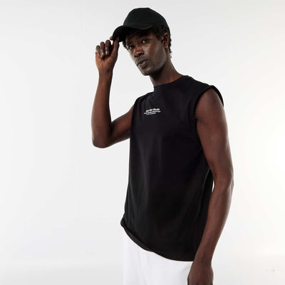 Reversible Print Tank Top BLACK