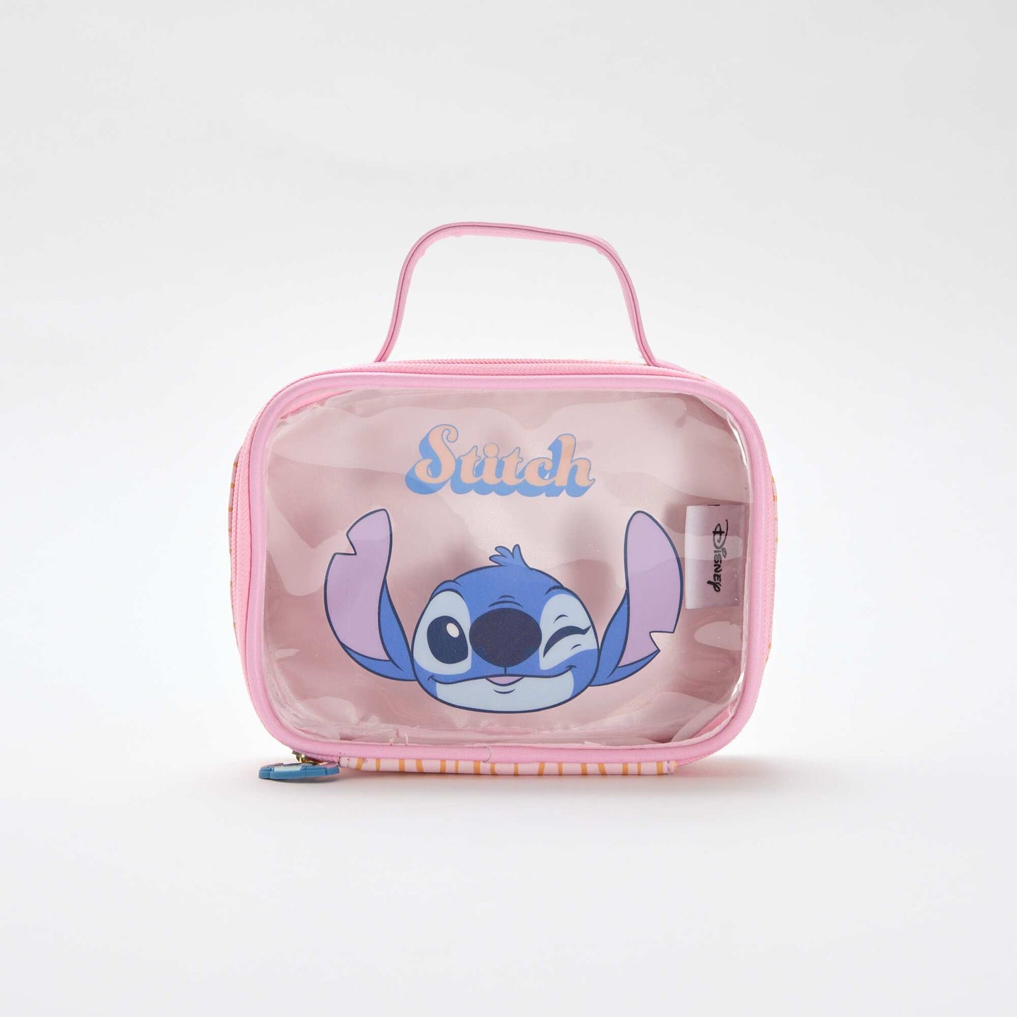 Disney 'Stitch' Transparent Storage Box PINK