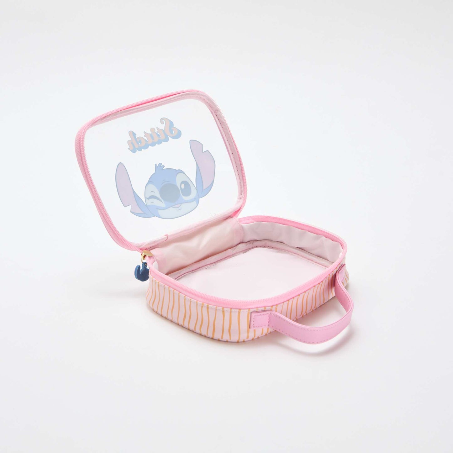 Disney 'Stitch' Transparent Storage Box PINK