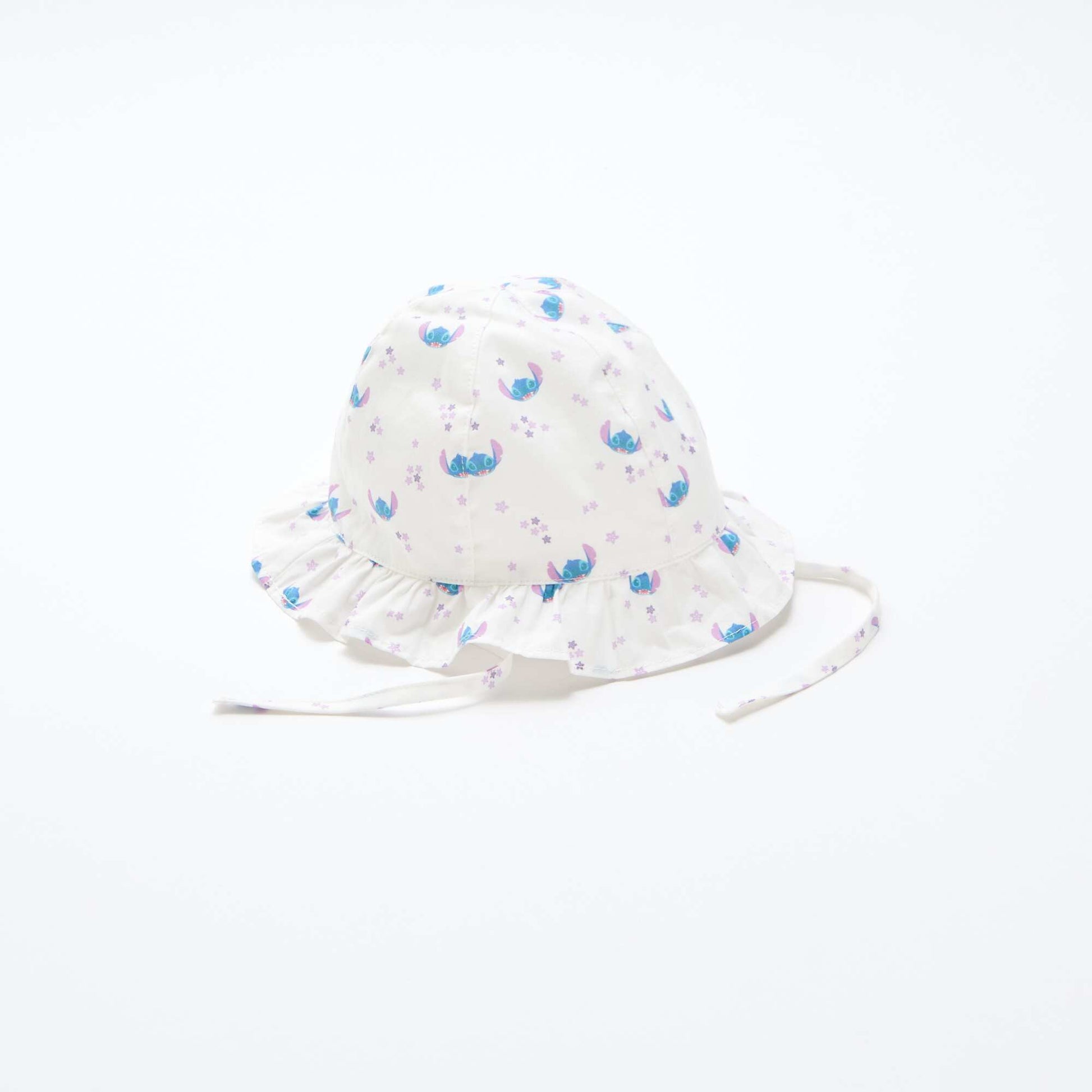 Disney 'Stitch' Bucket Hat with Tie Strings BLUE