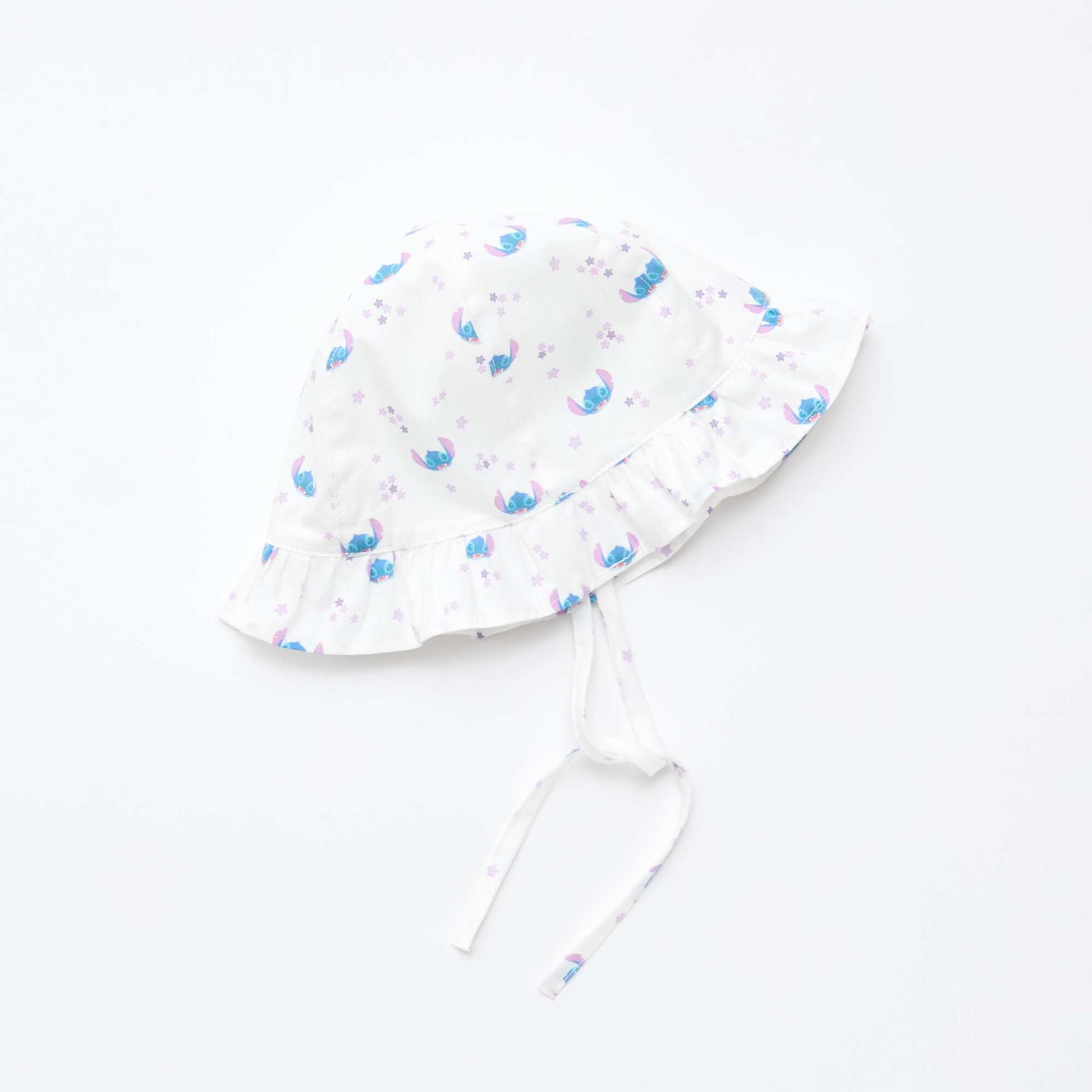 Disney 'Stitch' Bucket Hat with Tie Strings BLUE