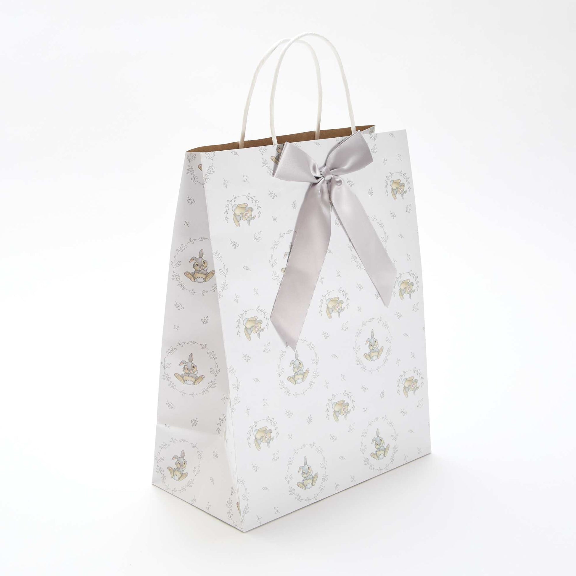 'Thumper' paper gift bag WHITE