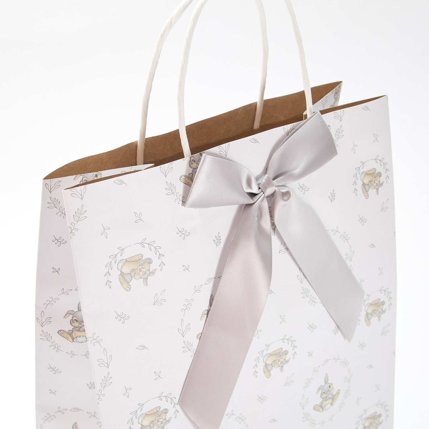 'Thumper' paper gift bag WHITE