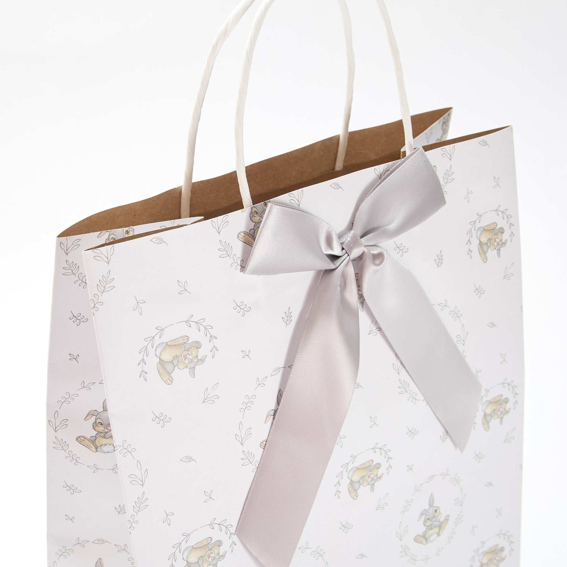 'Thumper' paper gift bag WHITE