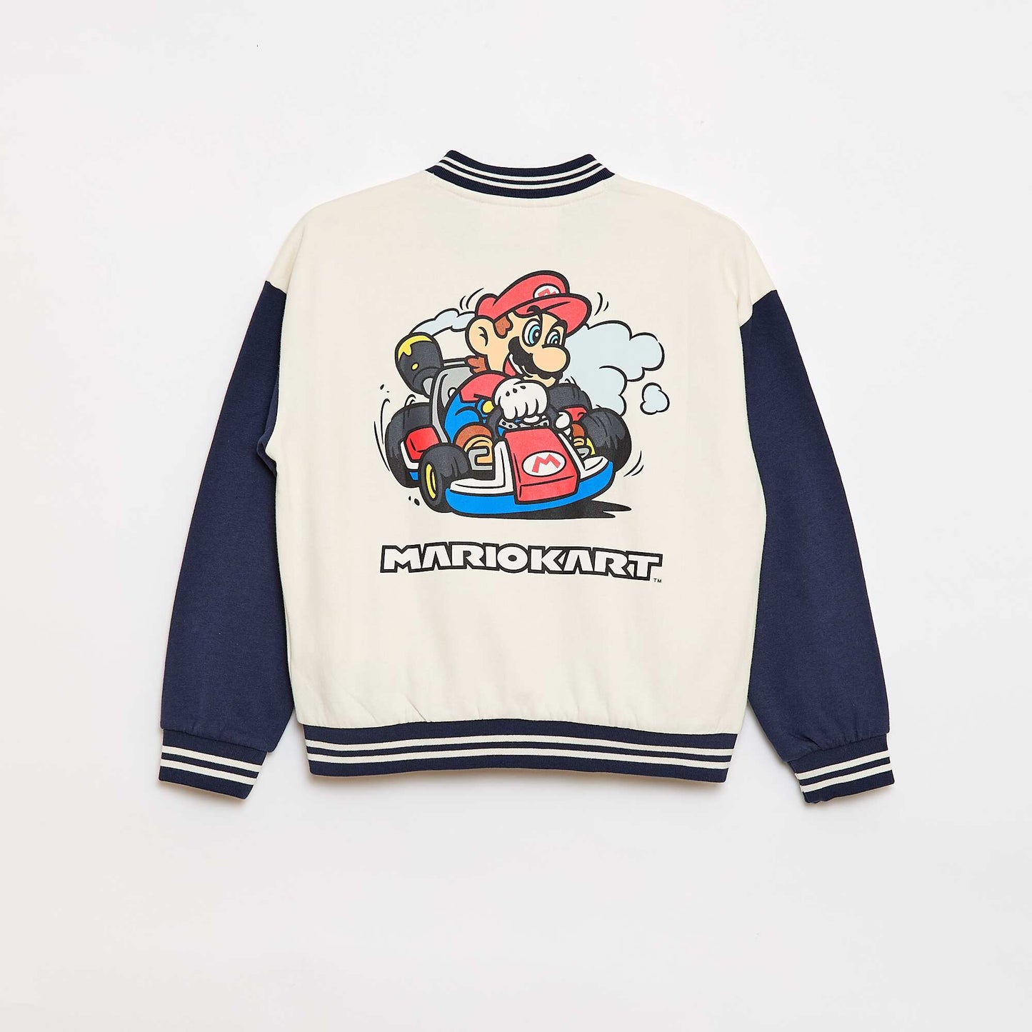American-style 'Mario' 'Nintendo' Jacket WHITE
