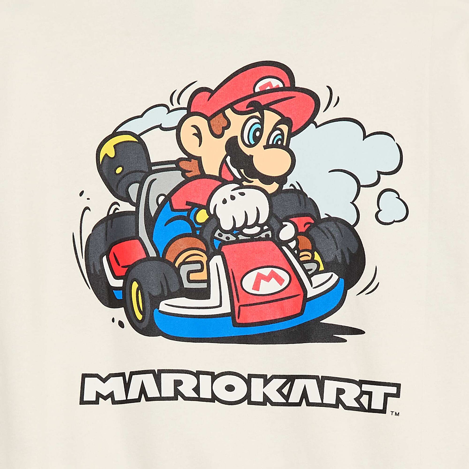 American-style 'Mario' 'Nintendo' Jacket WHITE