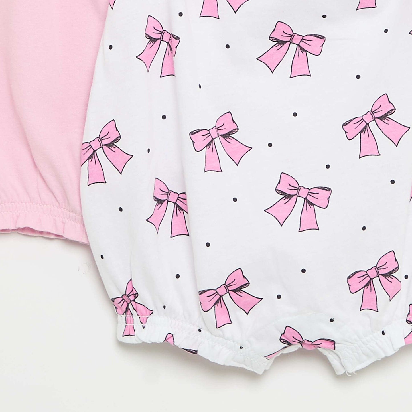 2-Pack Sleeveless Rompers WHITE