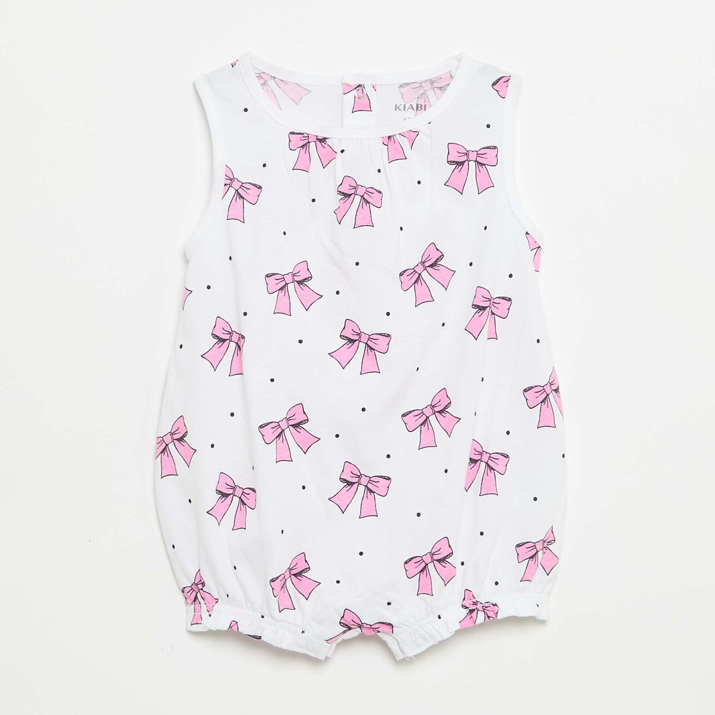 2-Pack Sleeveless Rompers WHITE