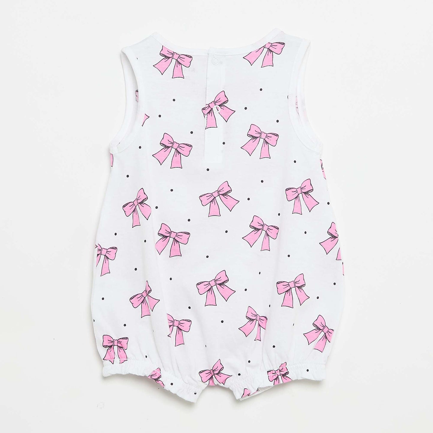 2-Pack Sleeveless Rompers WHITE
