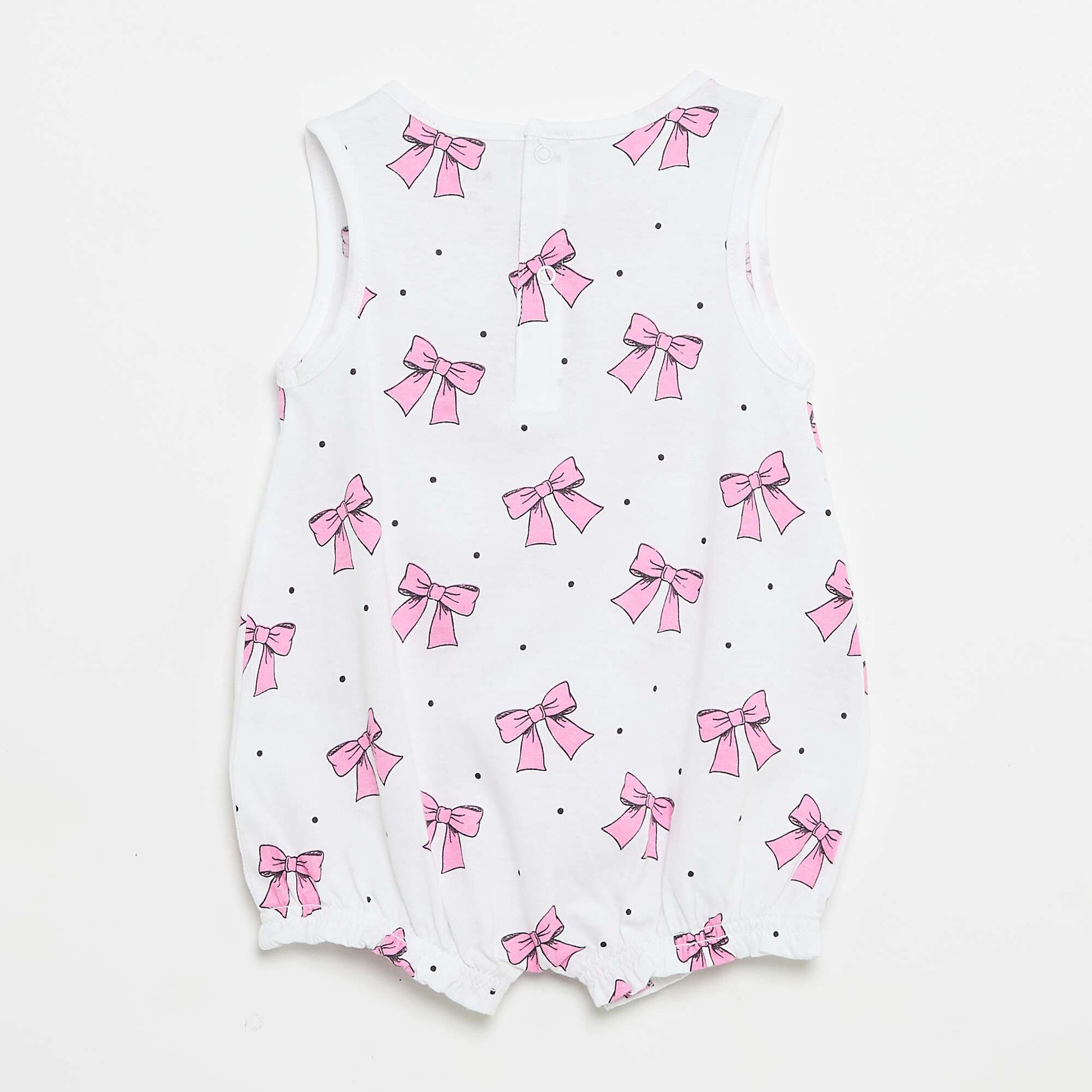 2-Pack Sleeveless Rompers WHITE