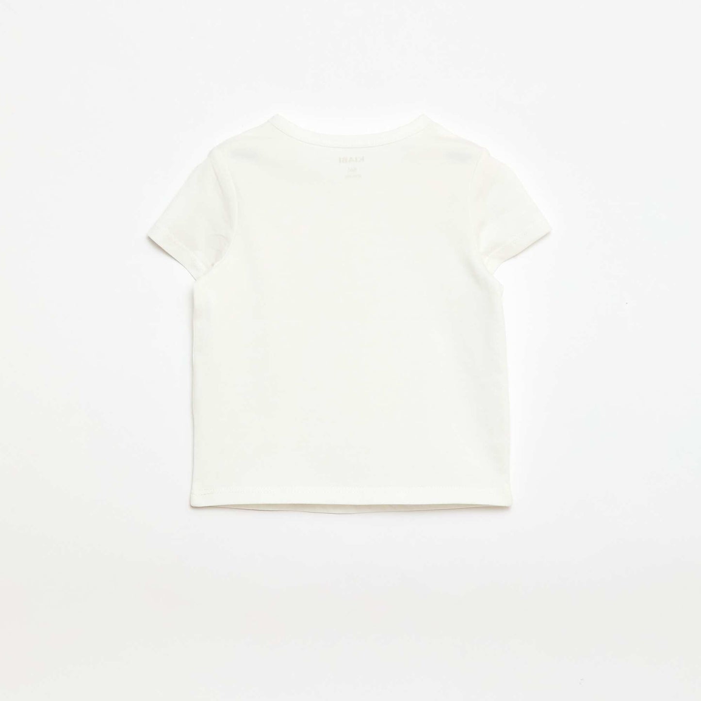 Buttoned Henley T-shirt WHITE