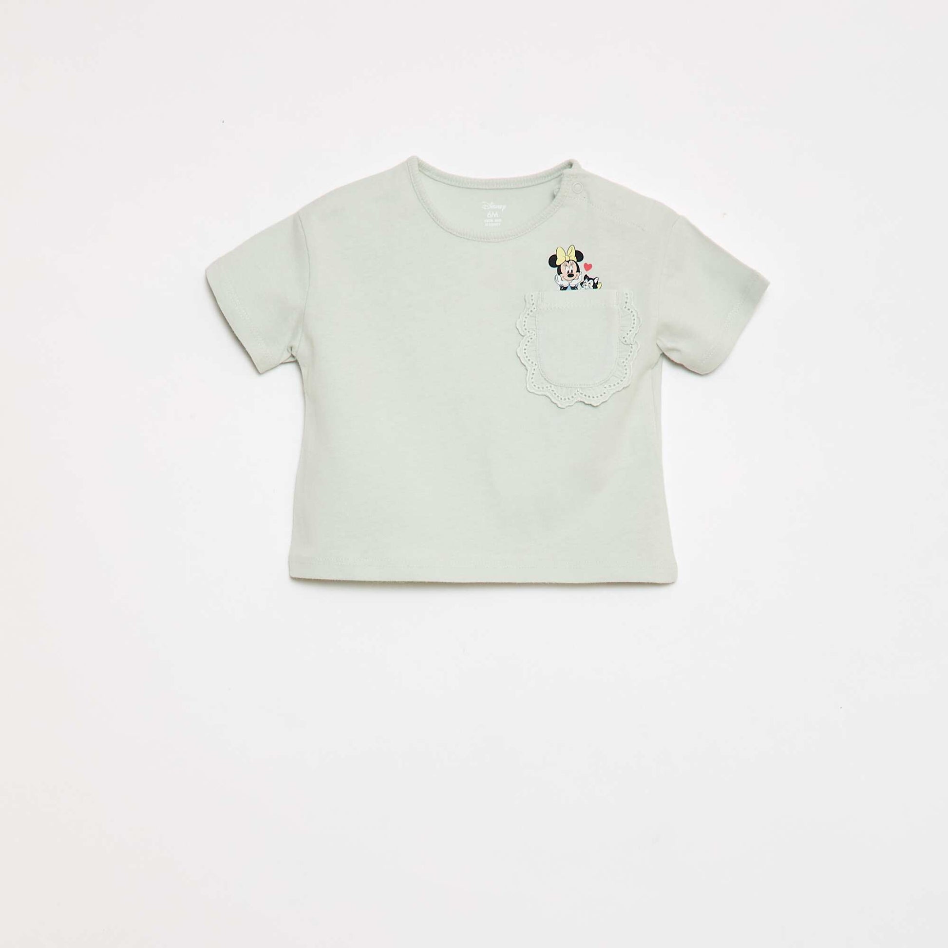 Disney Short-Sleeve T-Shirt with Ruffled Pocket GREEN