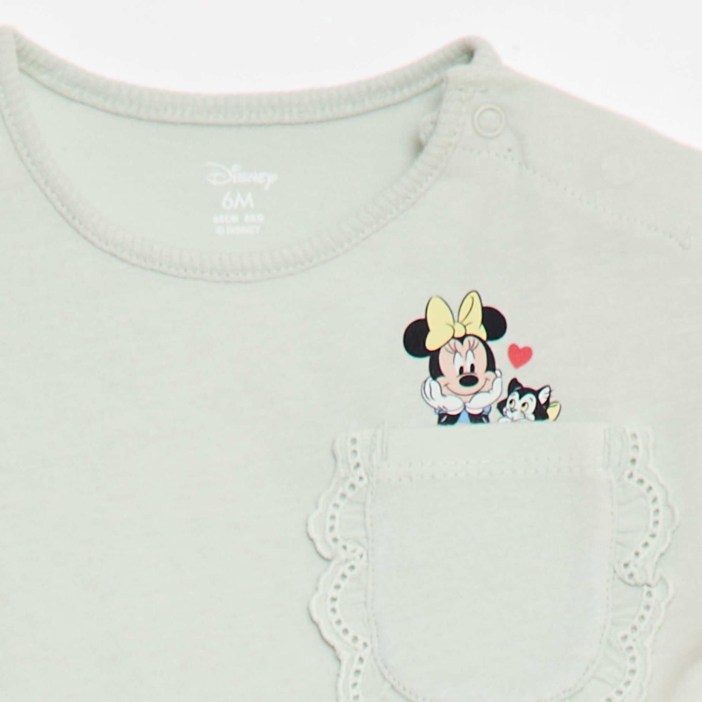 Disney Short-Sleeve T-Shirt with Ruffled Pocket GREEN