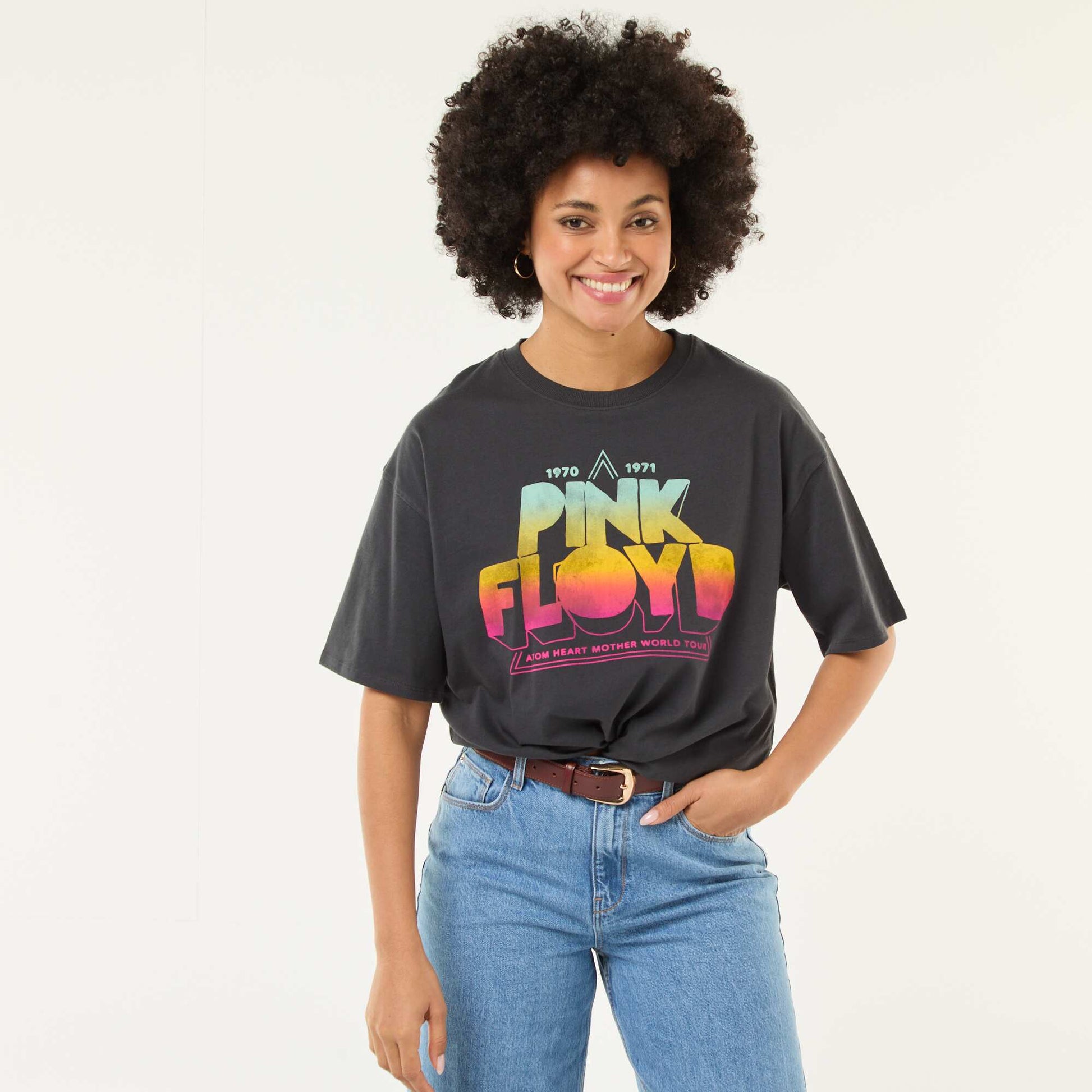 Pink Floyd' printed T-shirt BLACK