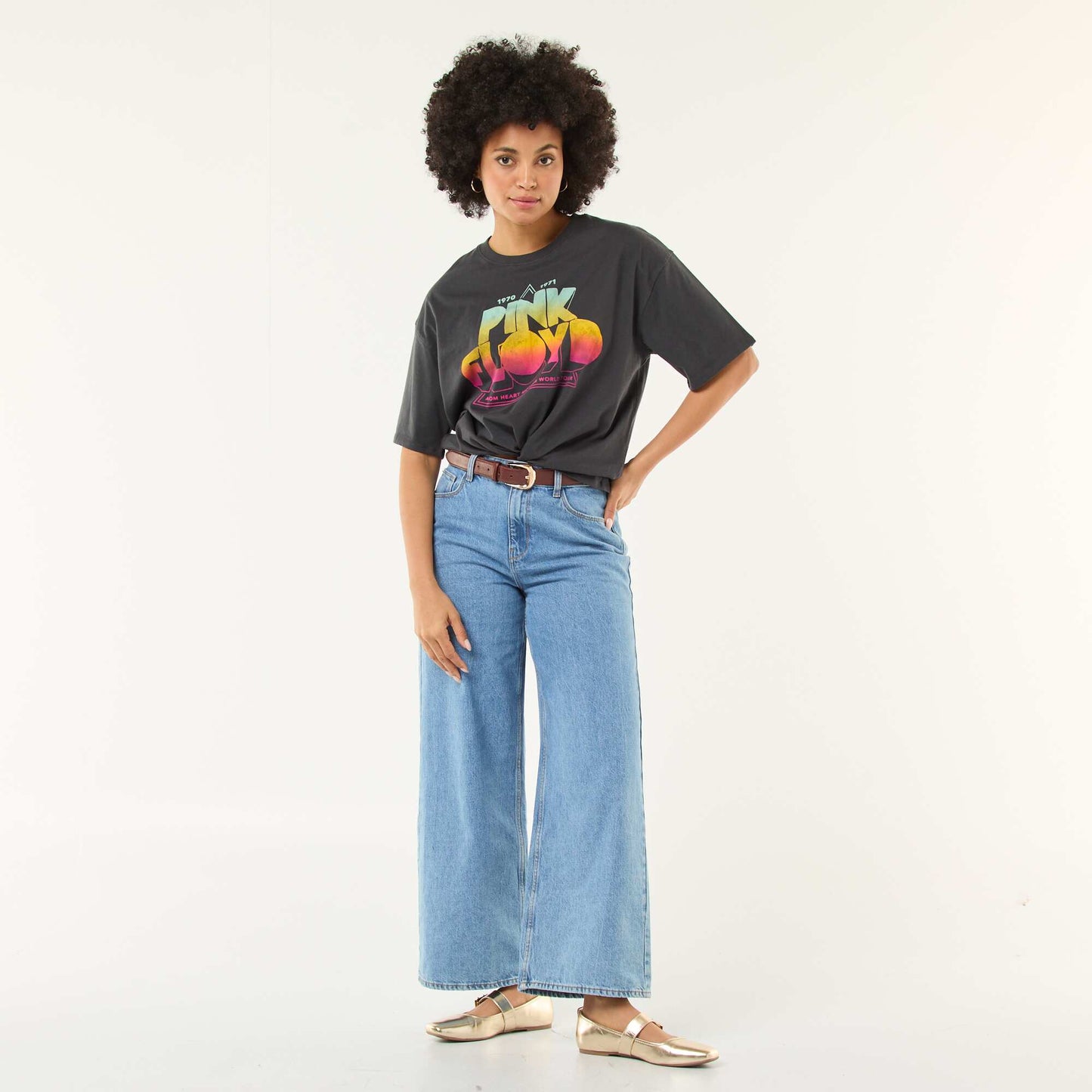Pink Floyd' printed T-shirt BLACK