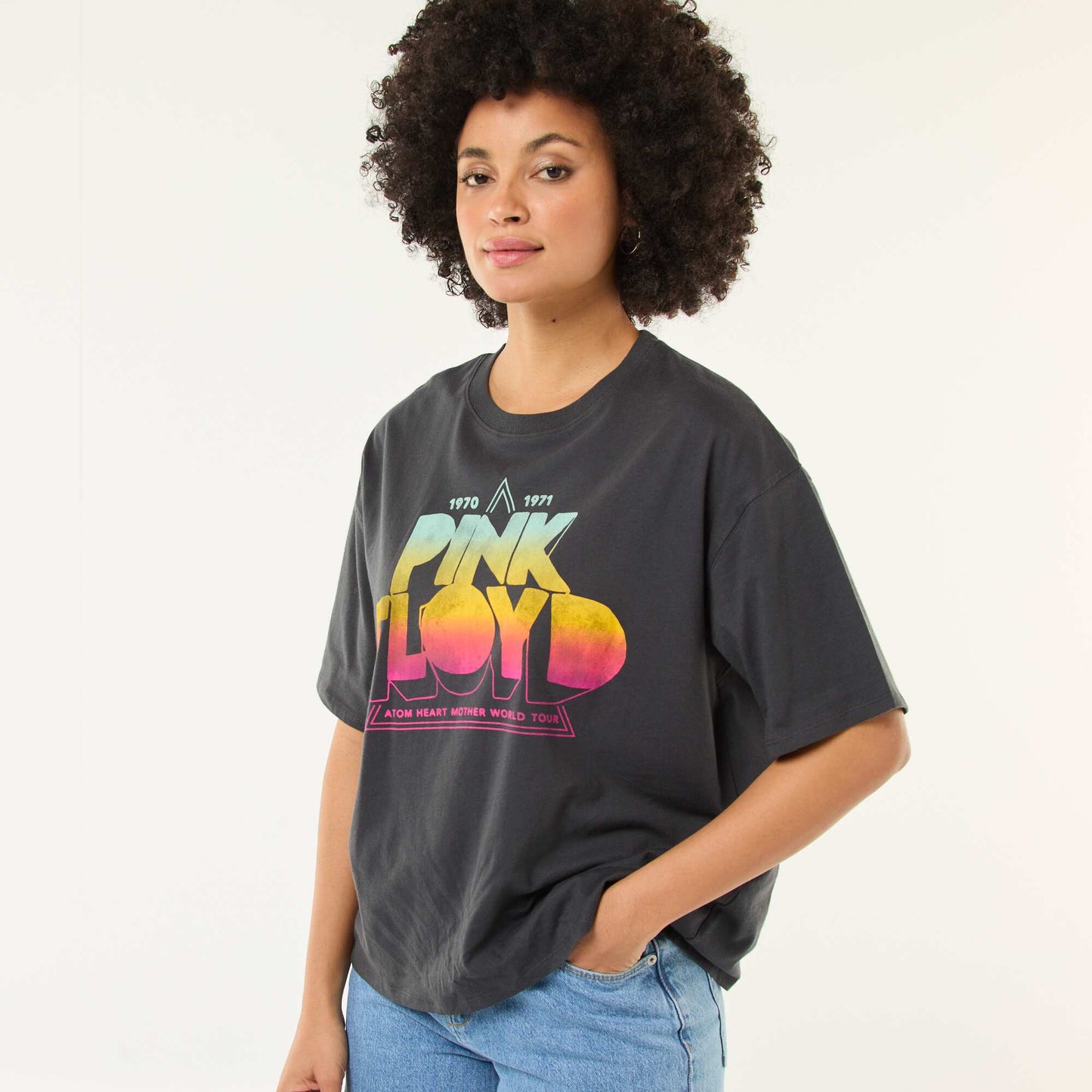 Pink Floyd' printed T-shirt BLACK