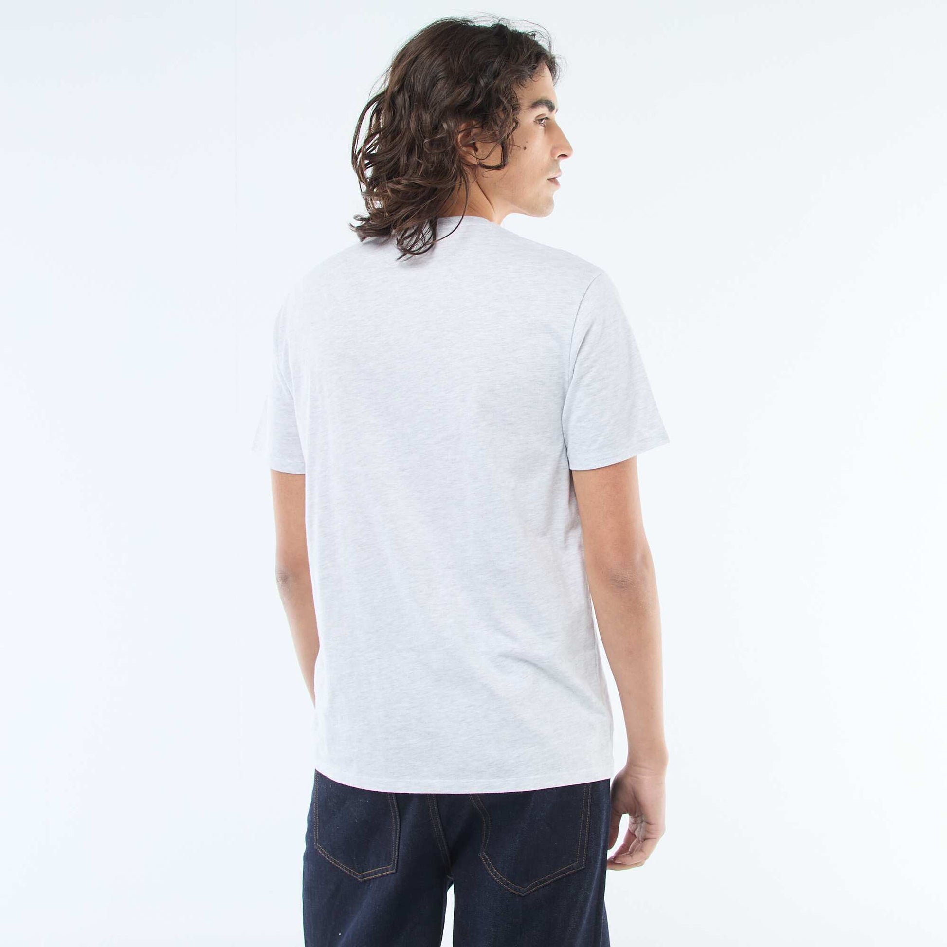 Goldorak Print T-shirt GREY