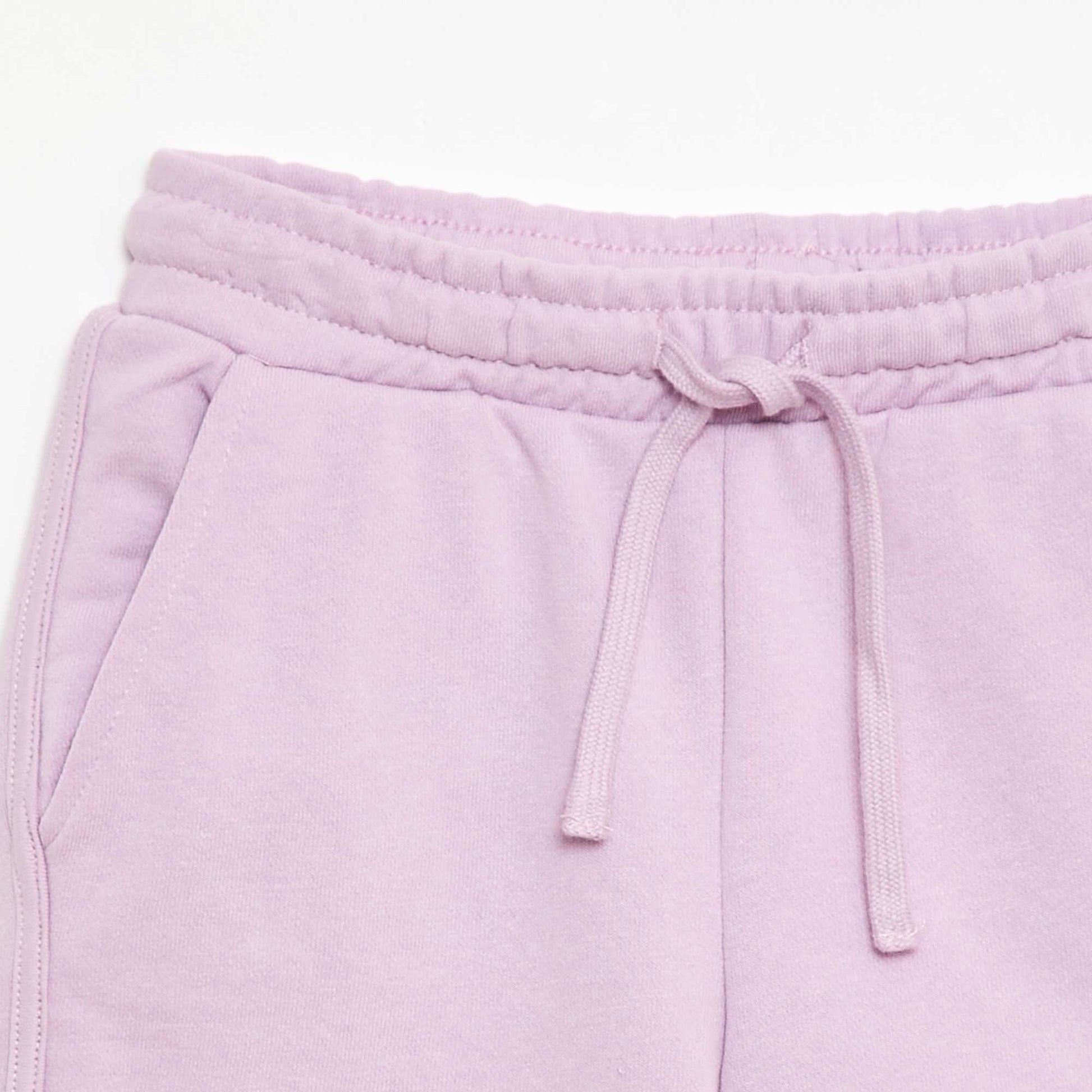 Plain French Terry Shorts PURPLE