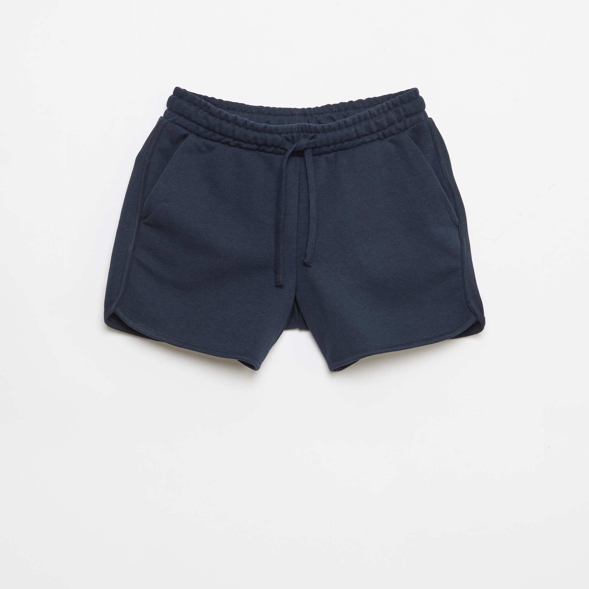 Plain French Terry Shorts BLUE