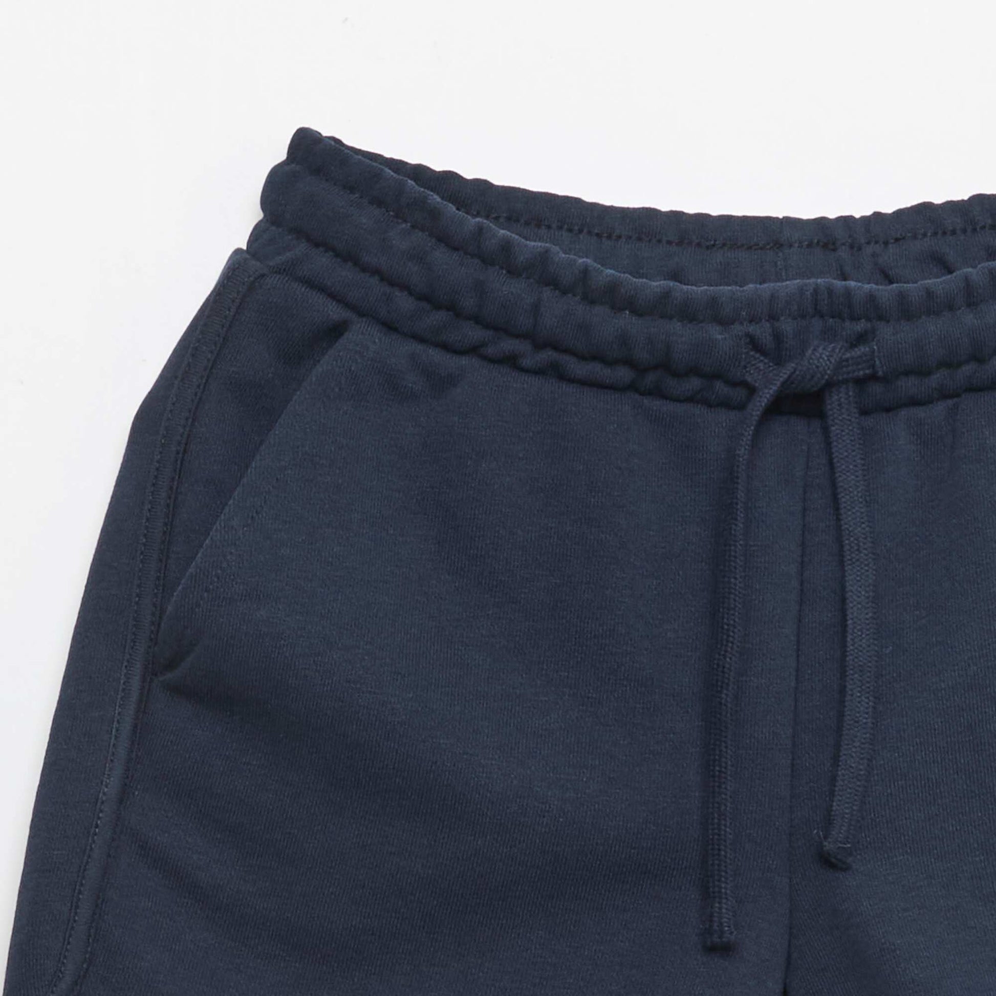 Plain French Terry Shorts BLUE
