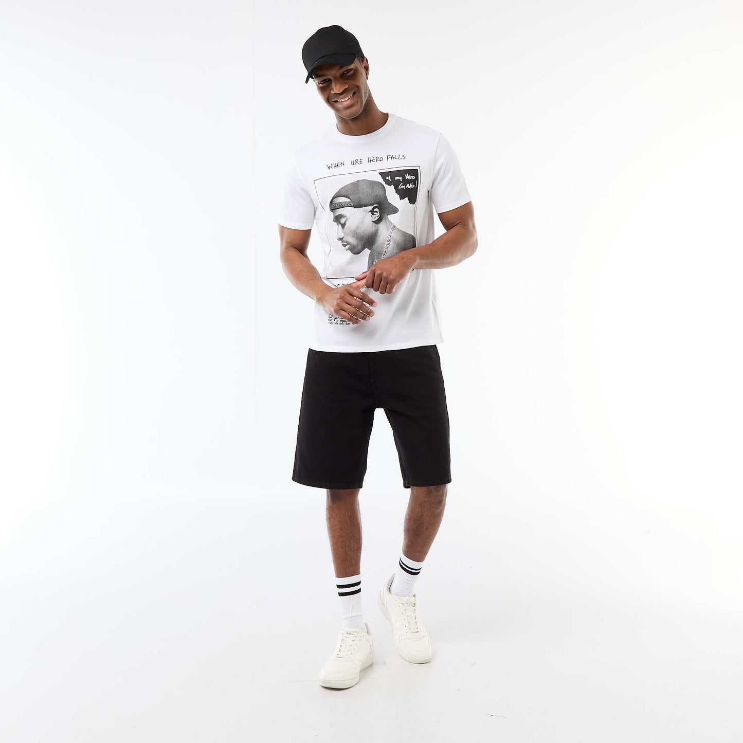 Tupac Short-Sleeve T-Shirt WHITE