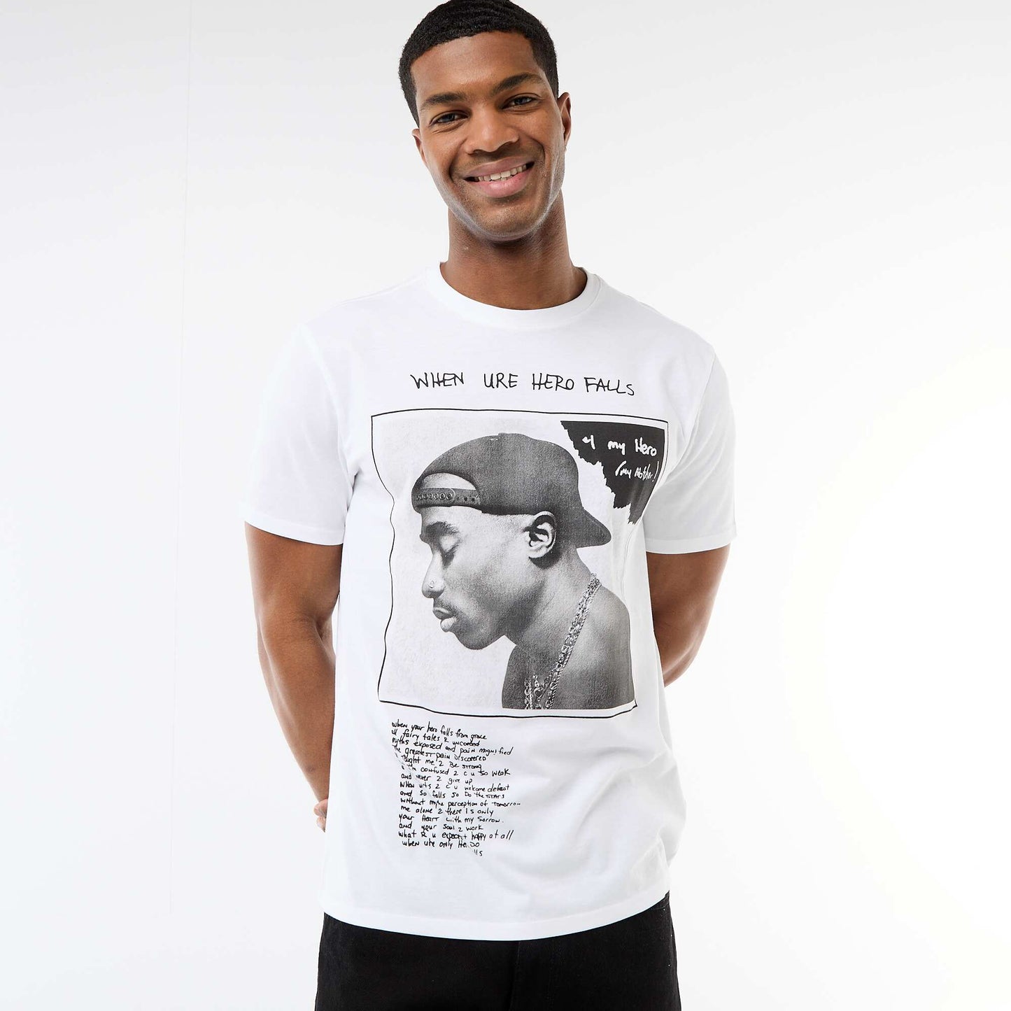 Tupac Short-Sleeve T-Shirt WHITE