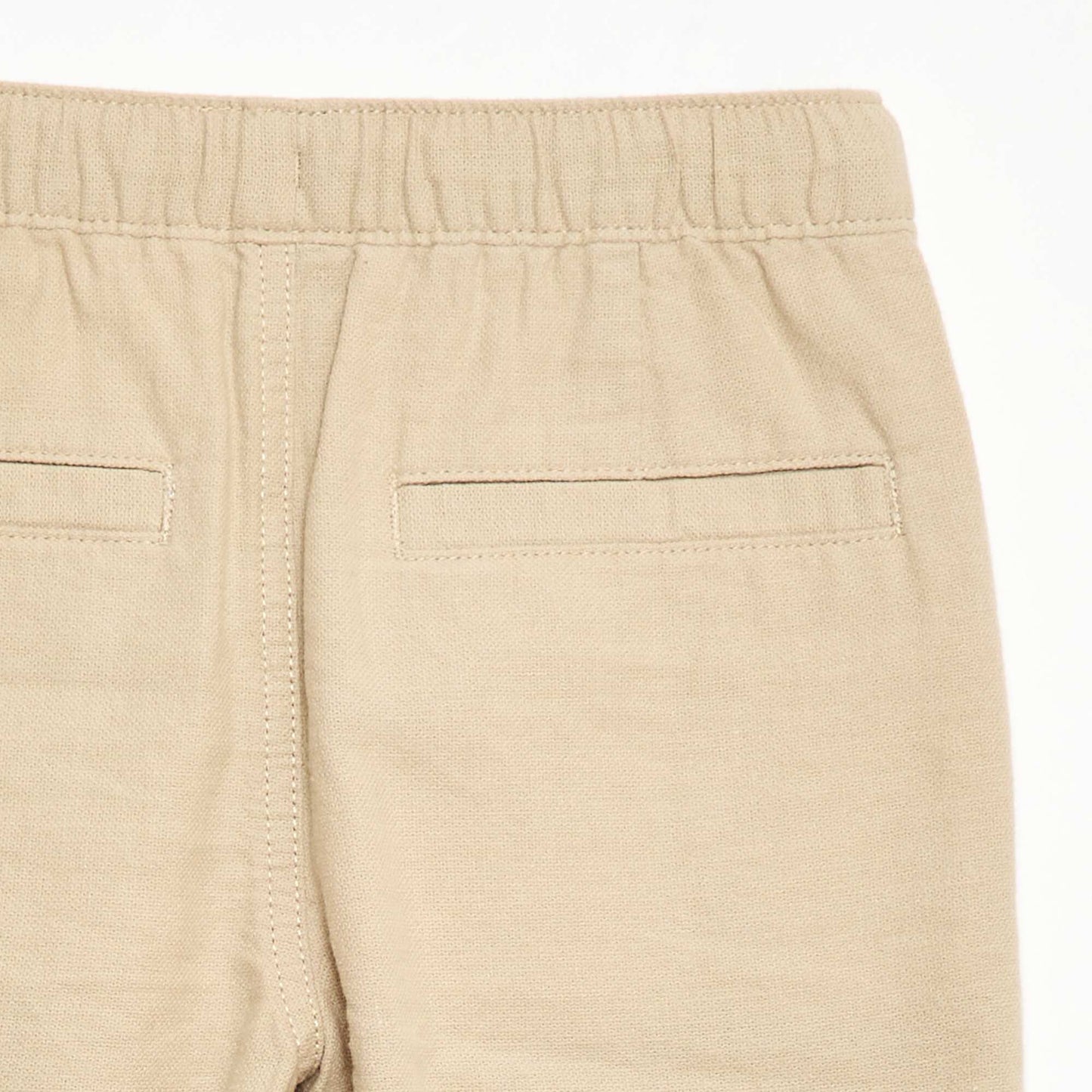Mixed Linen Trousers BEIGE