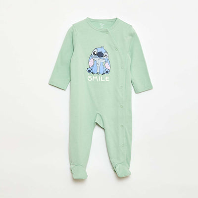 Disney Cotton Sleepsuit Pyjamas GREEN