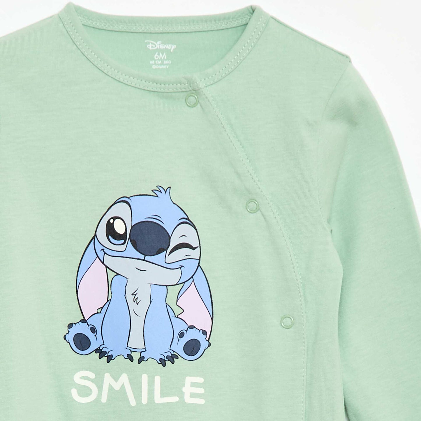Disney Cotton Sleepsuit Pyjamas GREEN