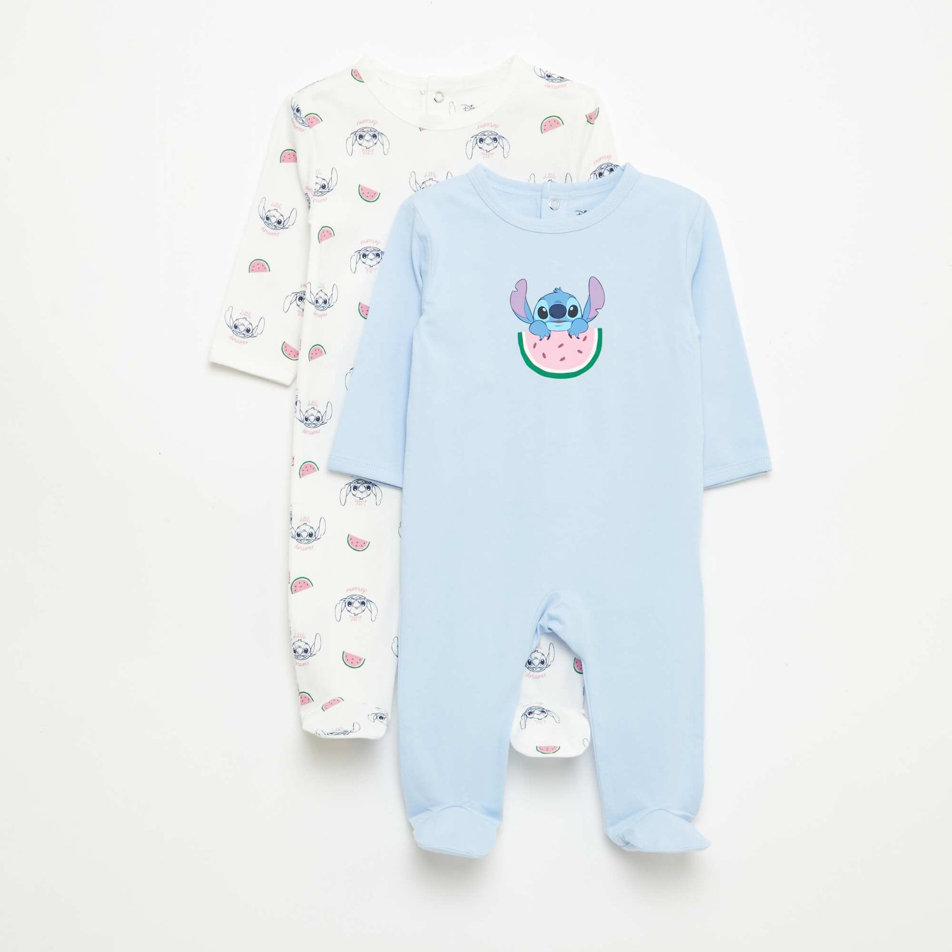 2-Pack 'Stitch' Pyjamas BLUE