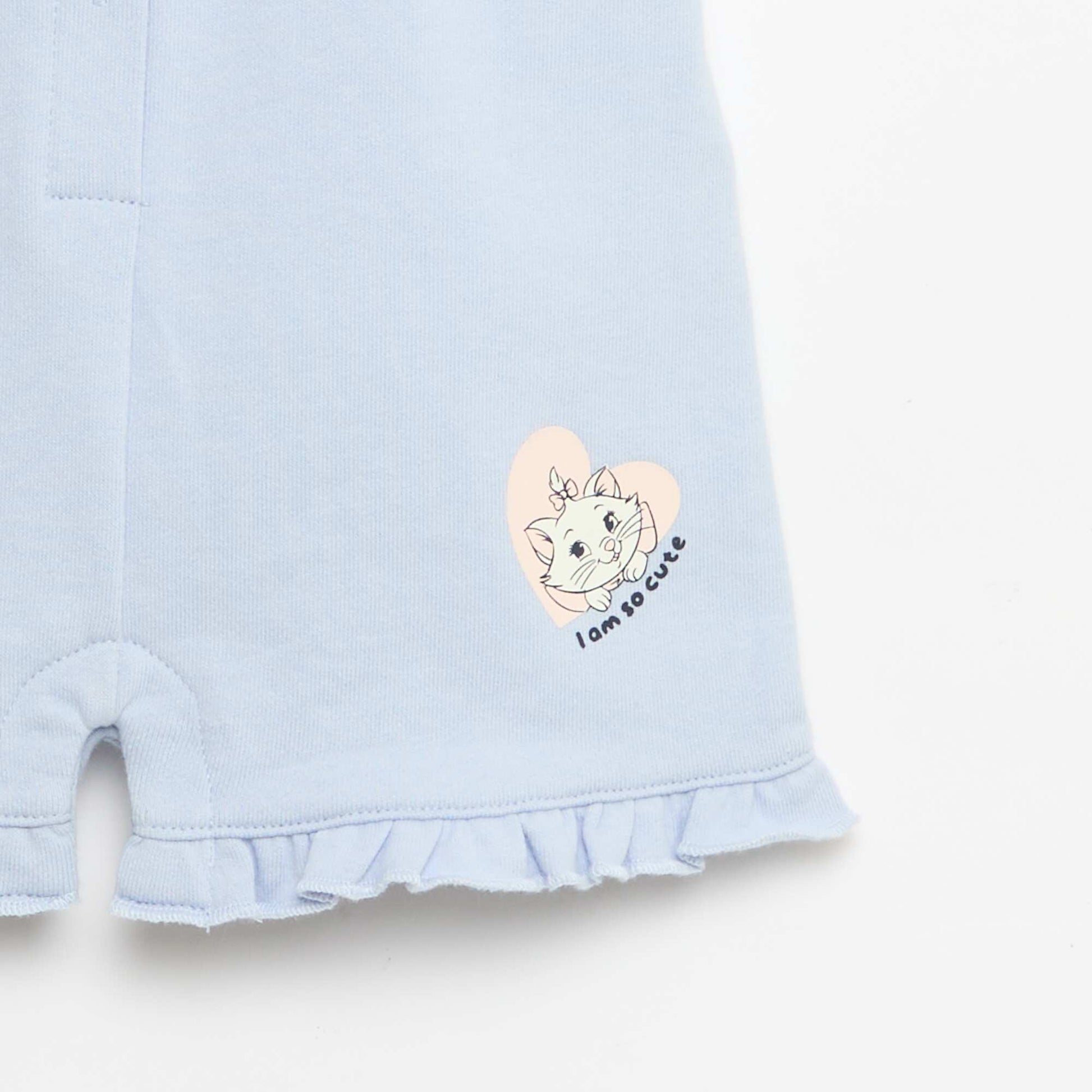 Disney 2-Piece Set - T-shirt + Short Romper BLUE