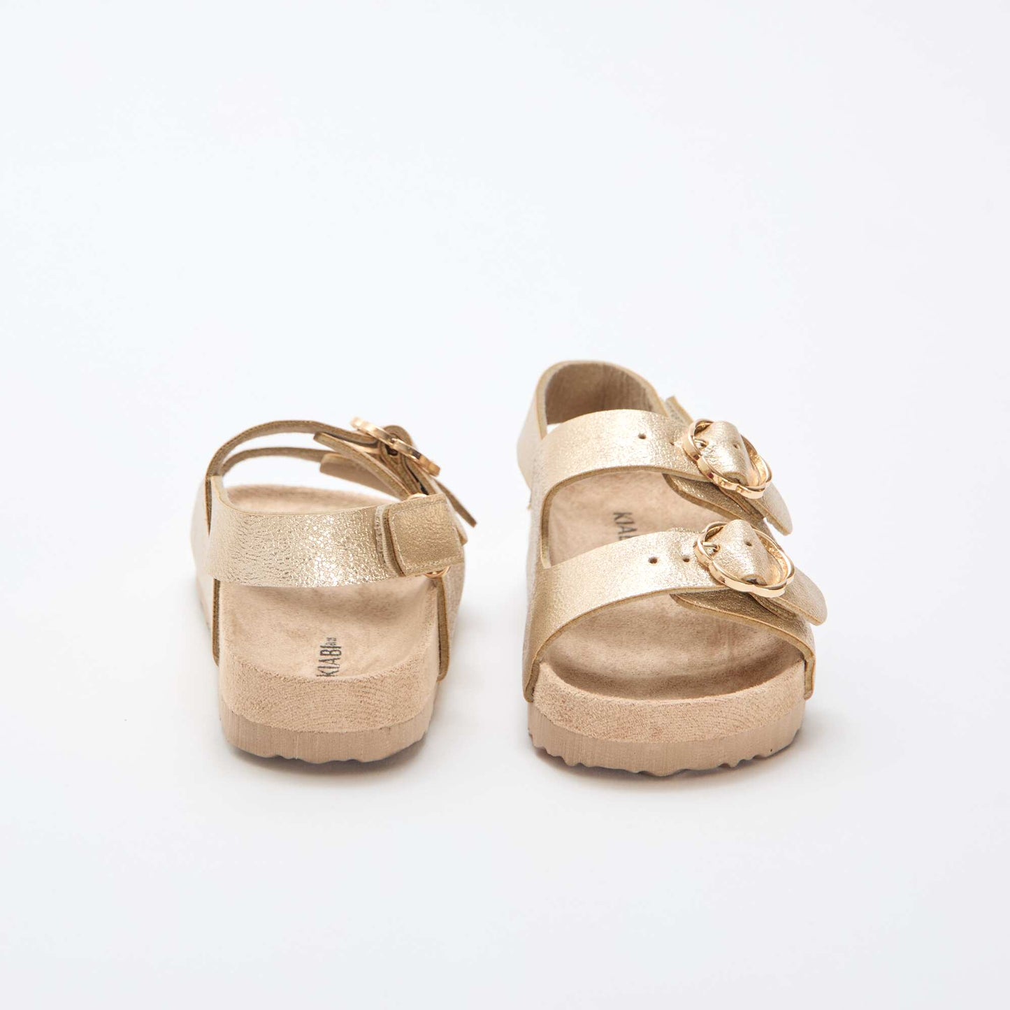 Floral Double Strap Sandals YELLOW