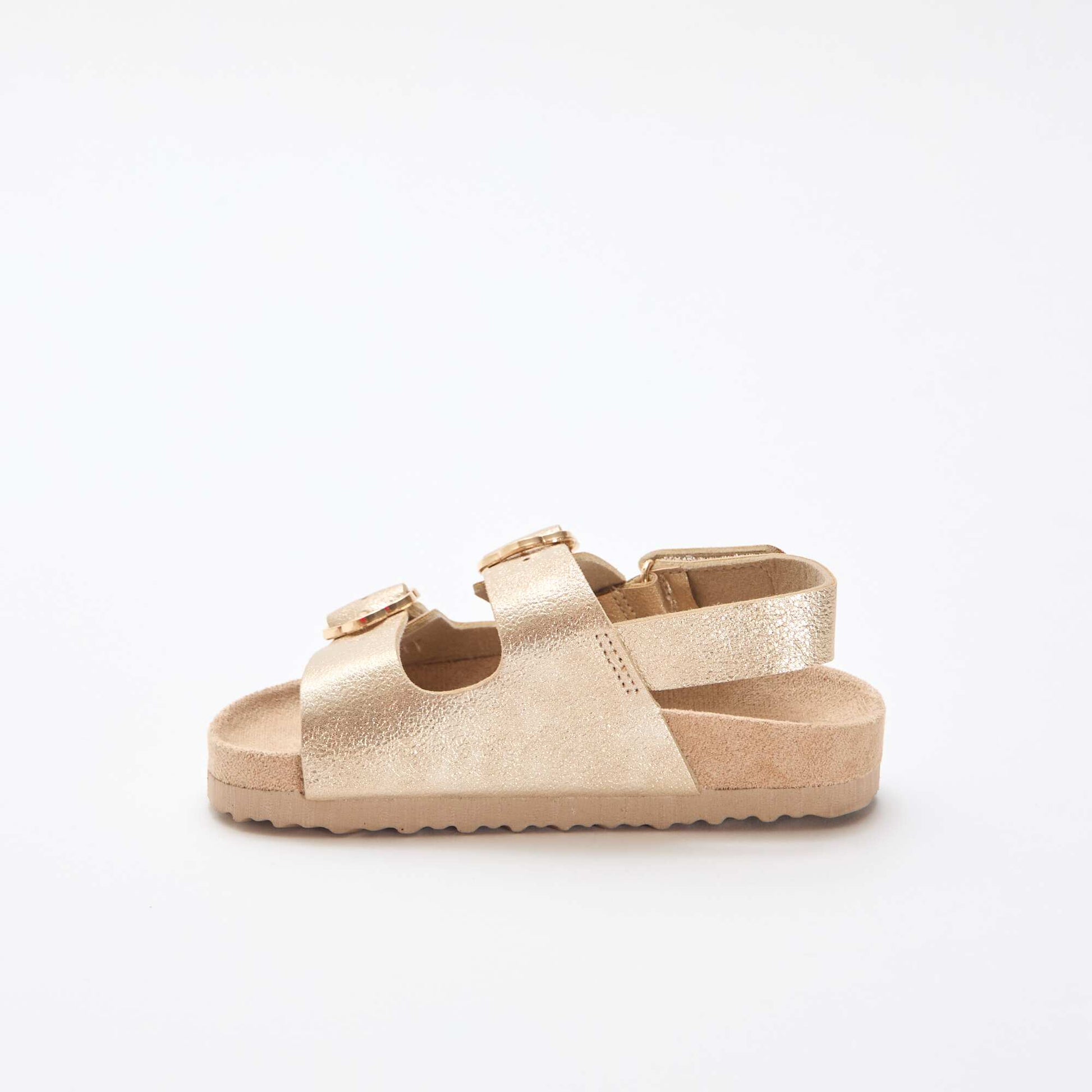 Floral Double Strap Sandals YELLOW