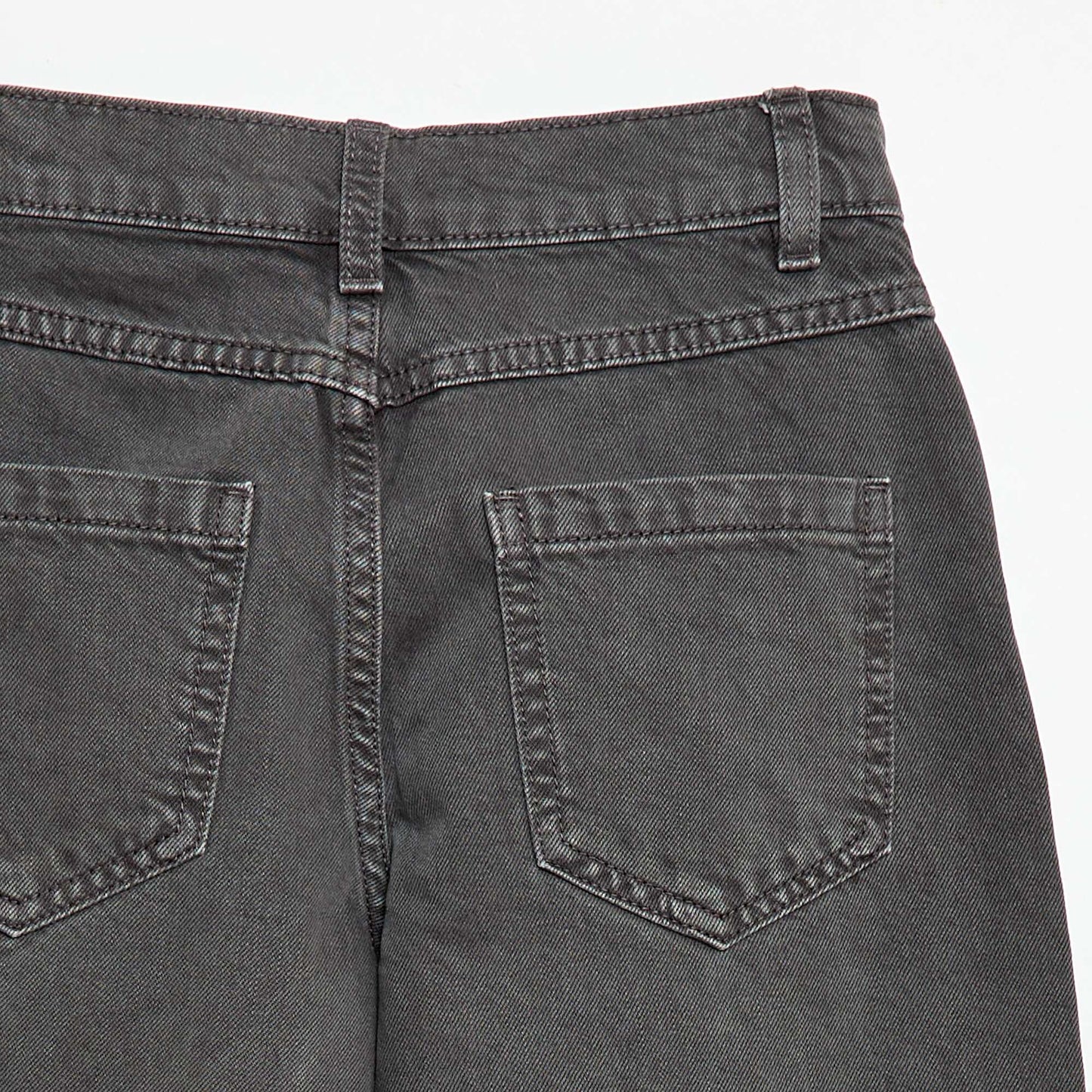 Balloon Fit Wide Leg Denim Pants GREY