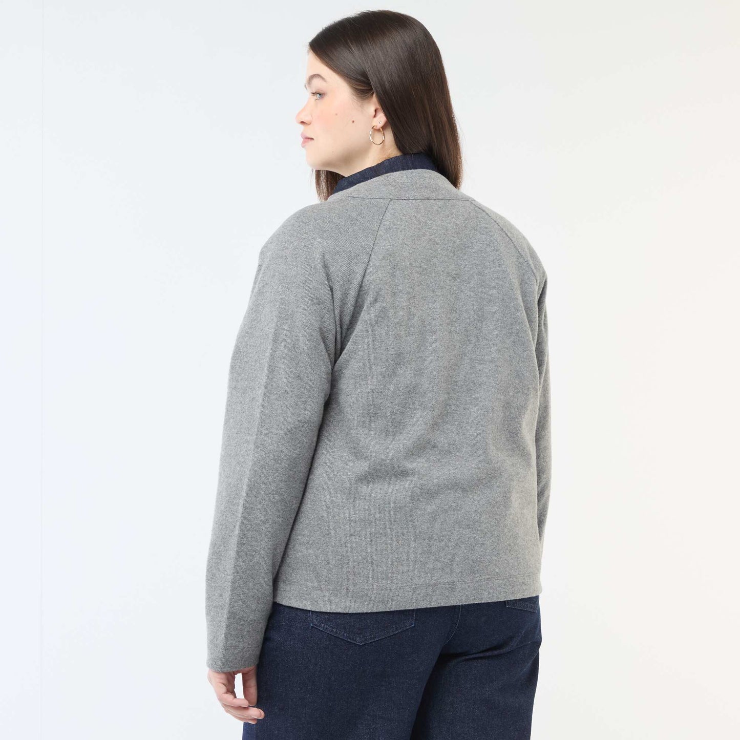 Cozy Knit Cardigan GREY
